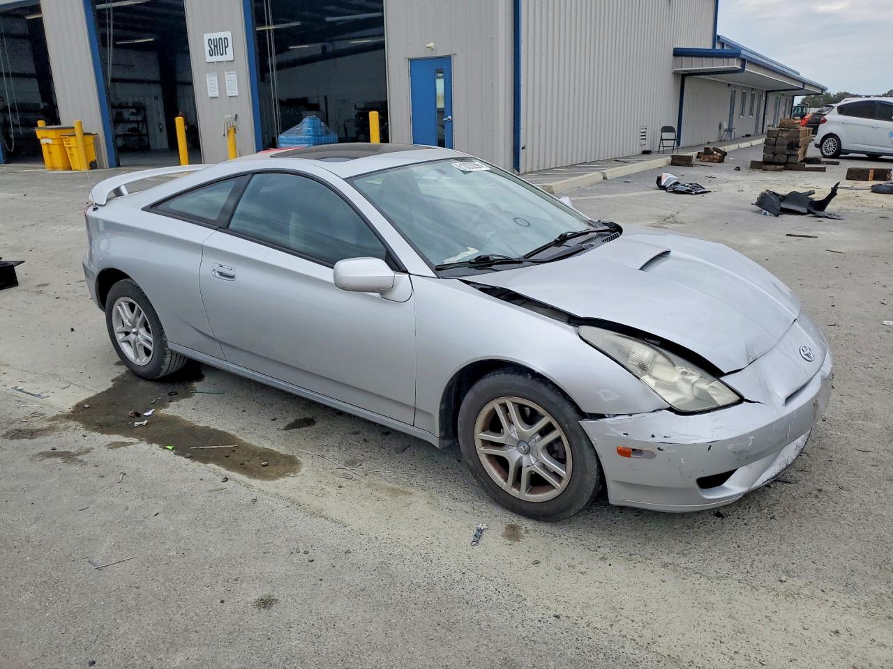 2003 Toyota Celica Gt Silver vin: JTDDR32T730166455
