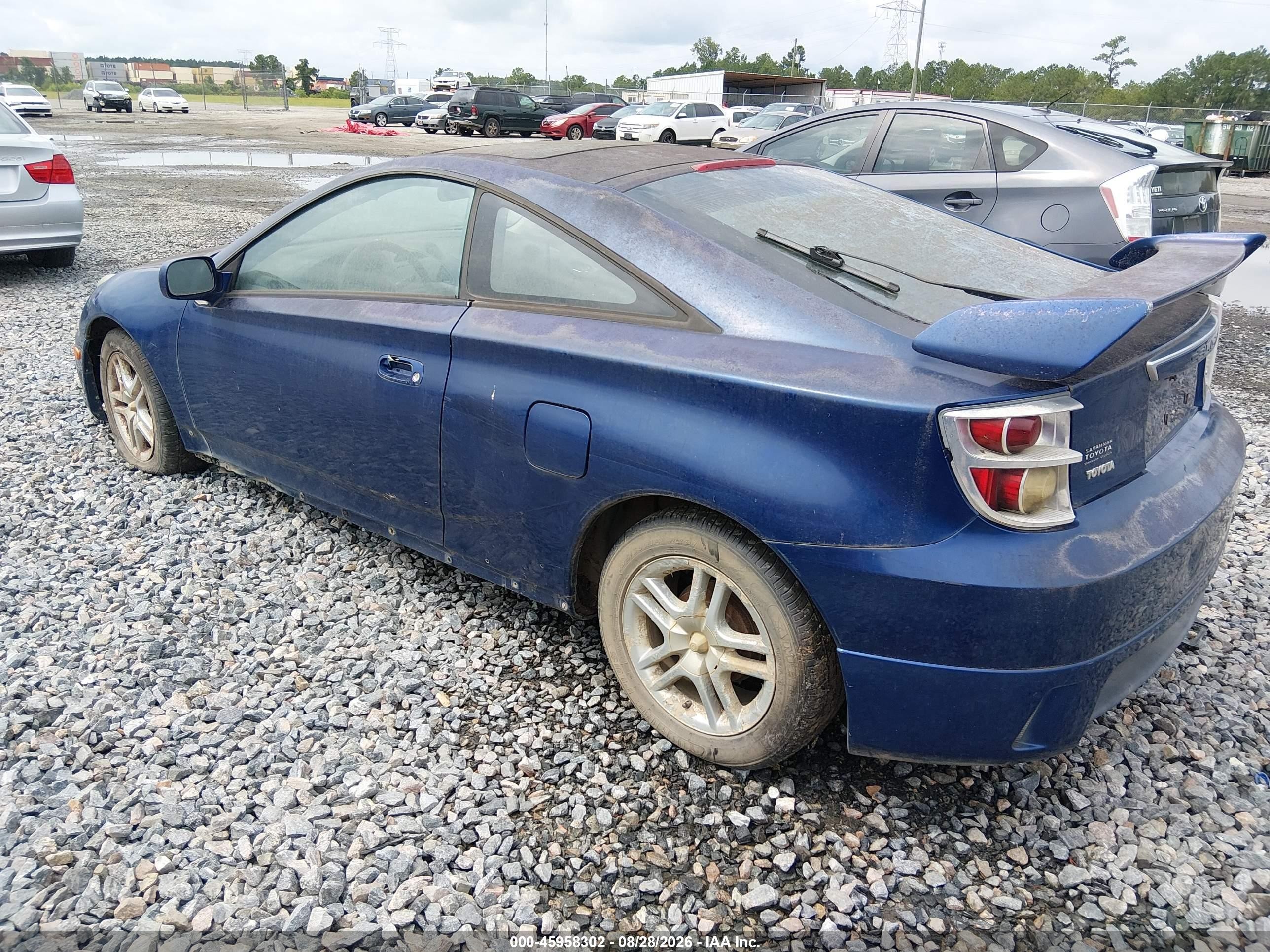 2005 Toyota Celica Gt Dark Blue vin: JTDDR32T750185686