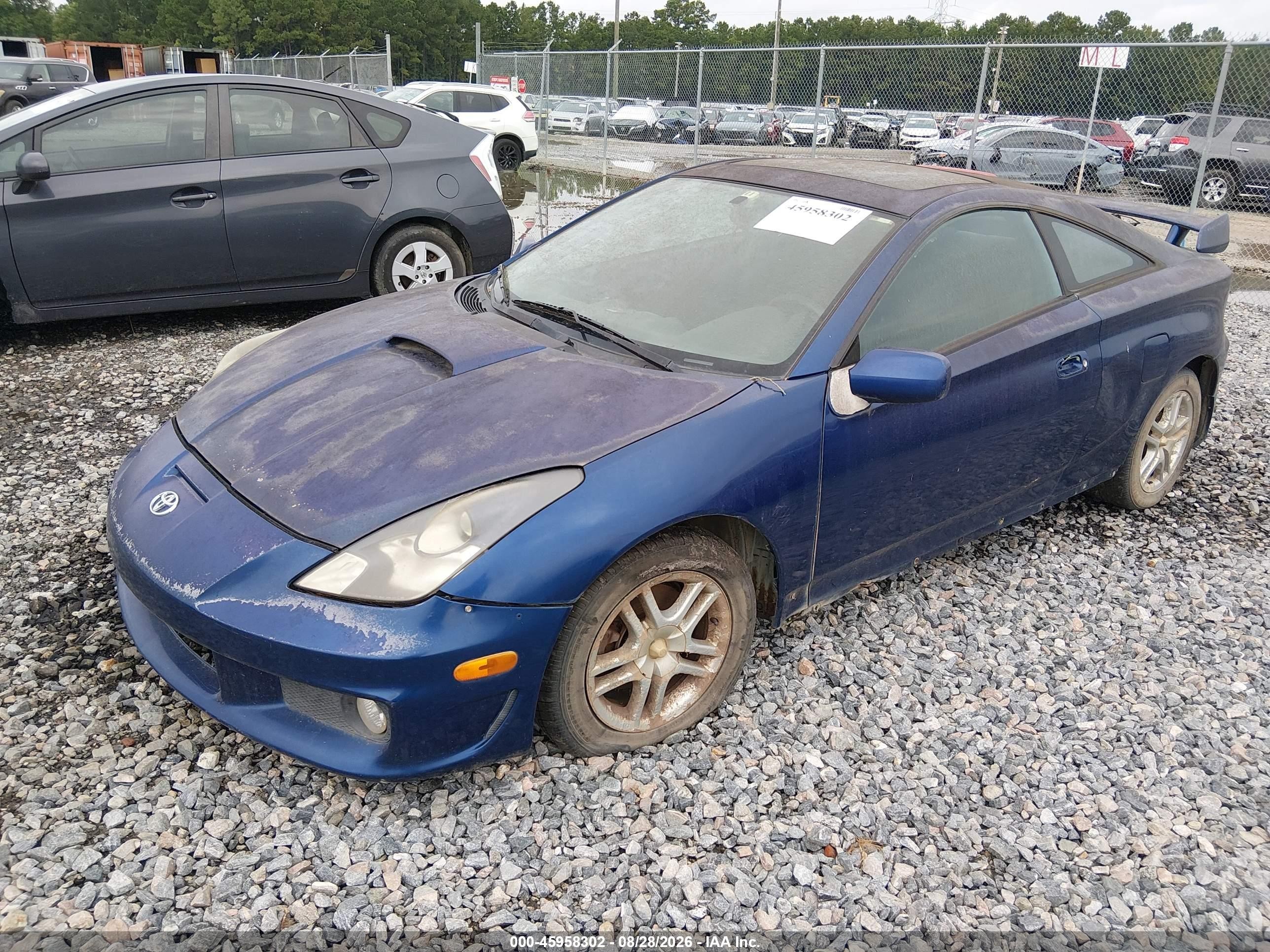 2005 Toyota Celica Gt Dark Blue vin: JTDDR32T750185686