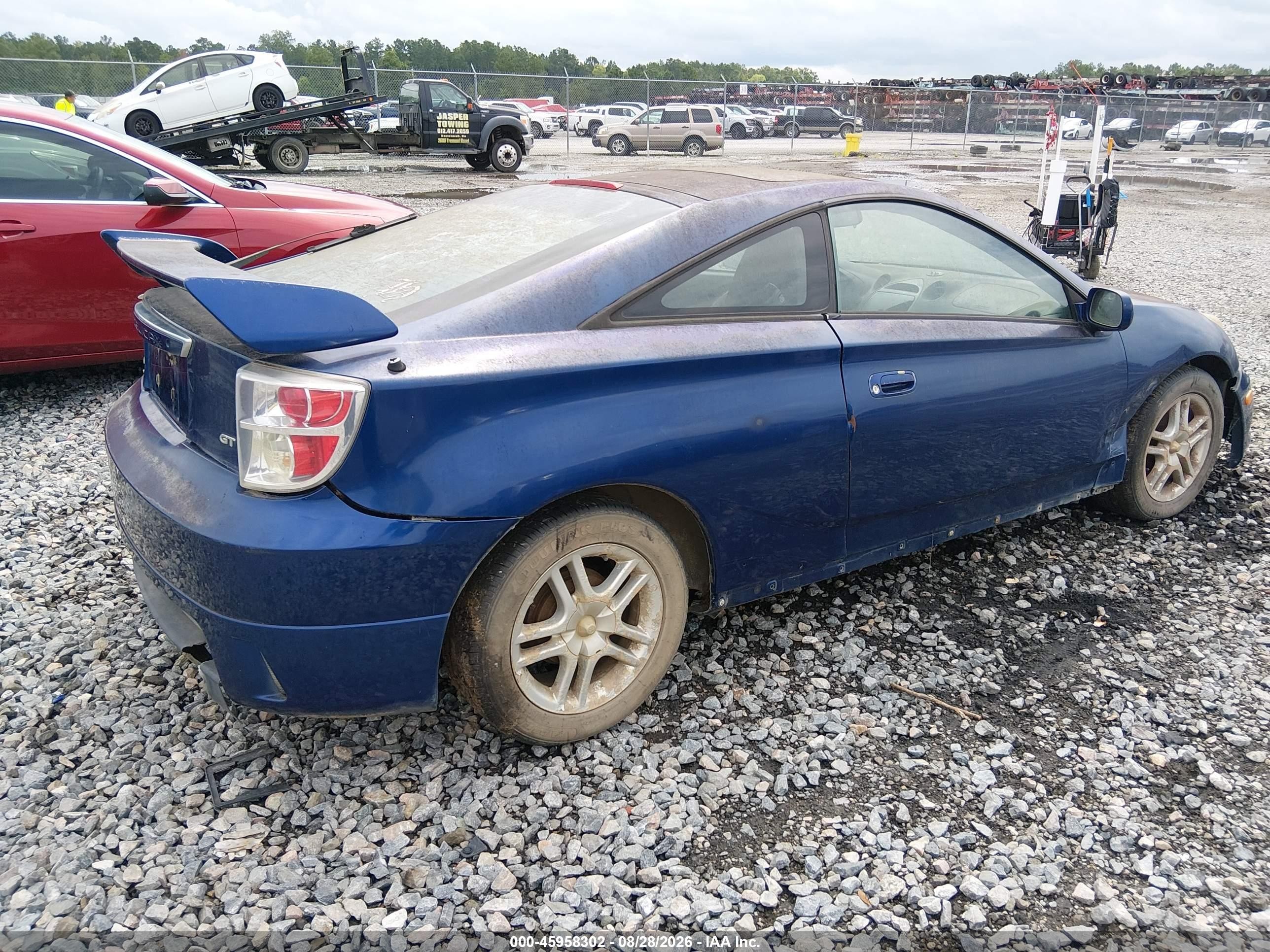 2005 Toyota Celica Gt Dark Blue vin: JTDDR32T750185686