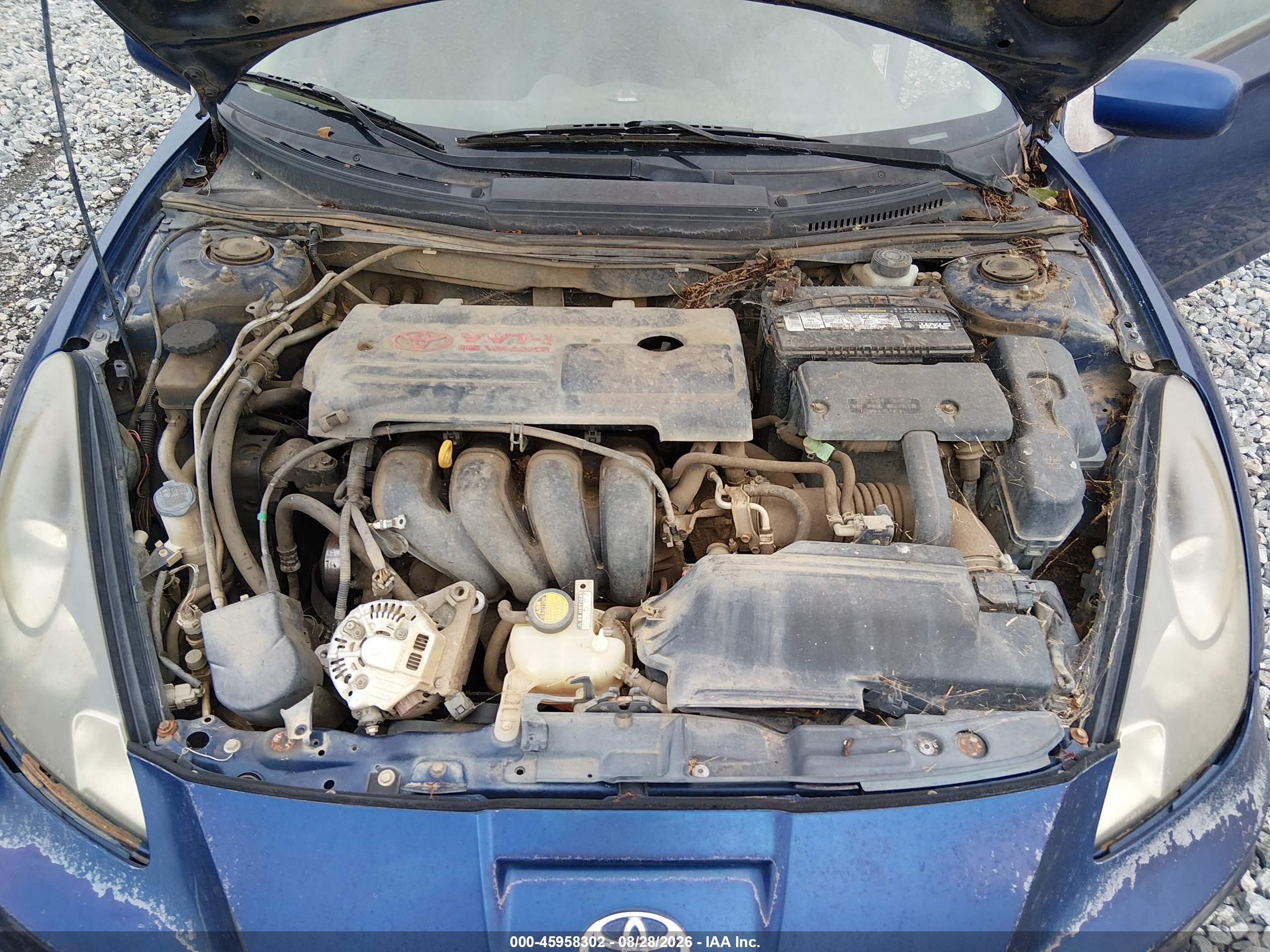 2005 Toyota Celica Gt Dark Blue vin: JTDDR32T750185686