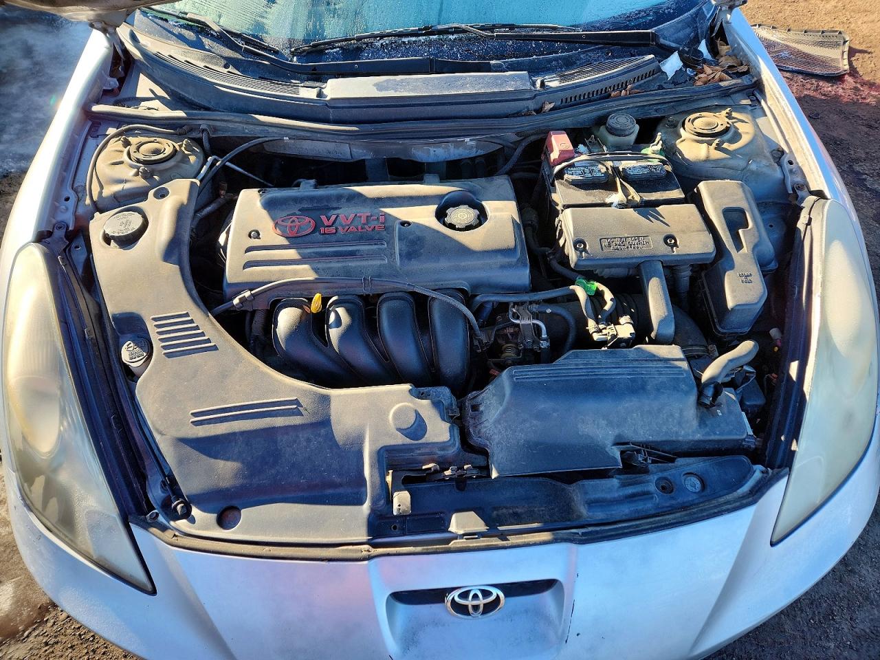 2002 Toyota Celica Gt Gray vin: JTDDR32T820116646