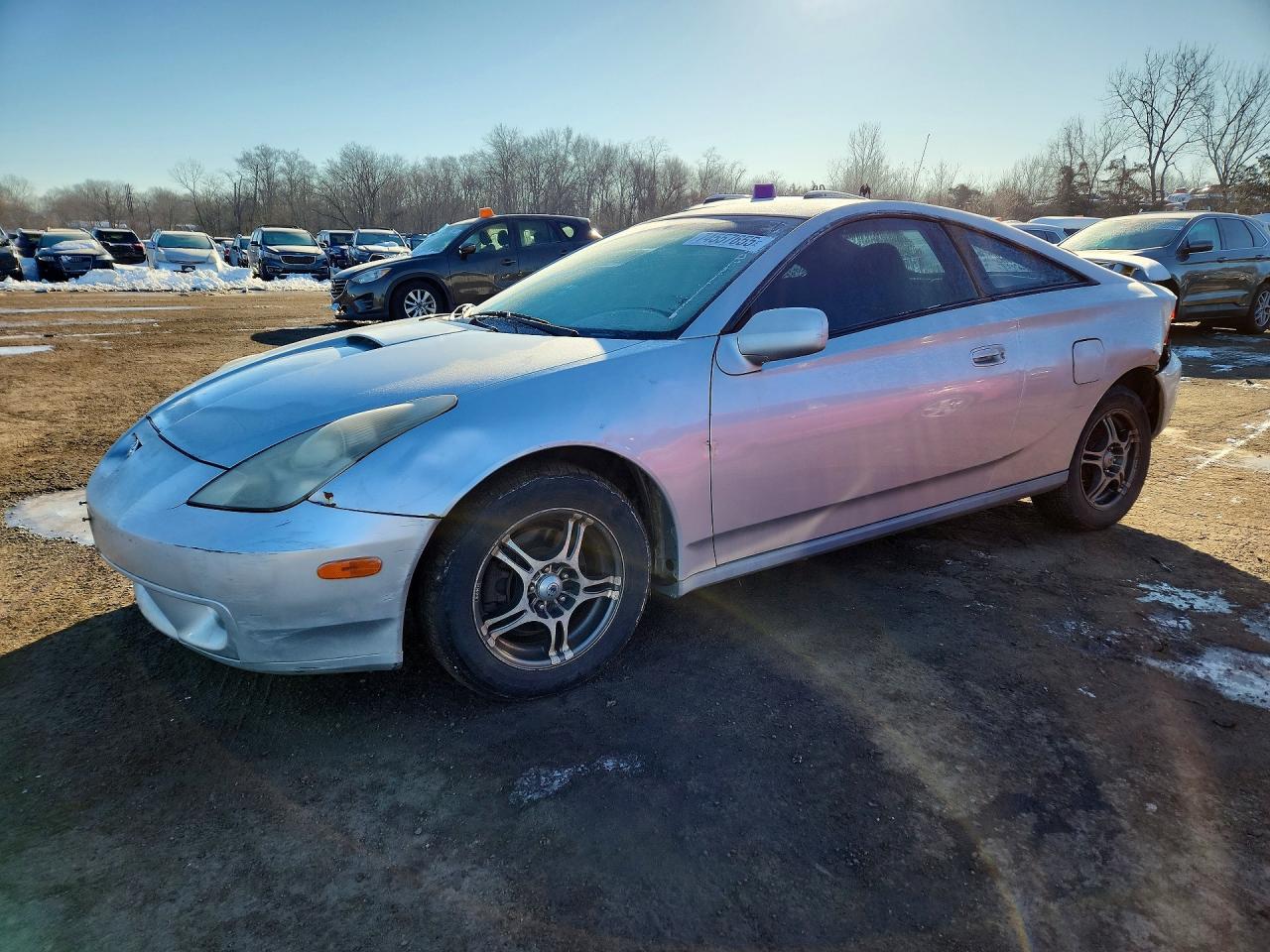 2002 Toyota Celica Gt Gray vin: JTDDR32T820116646
