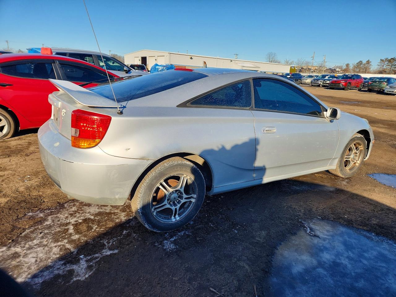 2002 Toyota Celica Gt Gray vin: JTDDR32T820116646