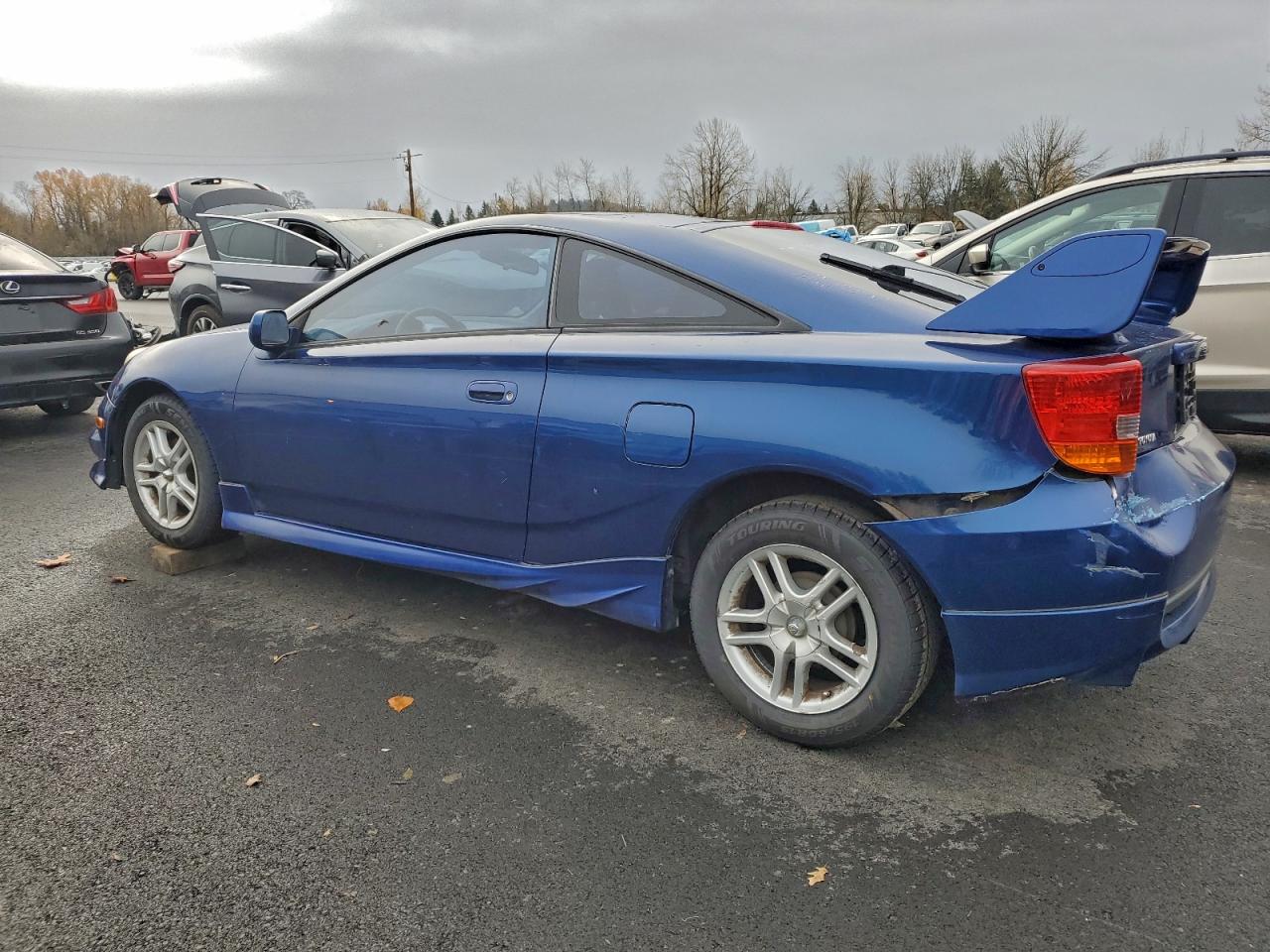 2002 Toyota Celica Gt Blue vin: JTDDR32T820126738