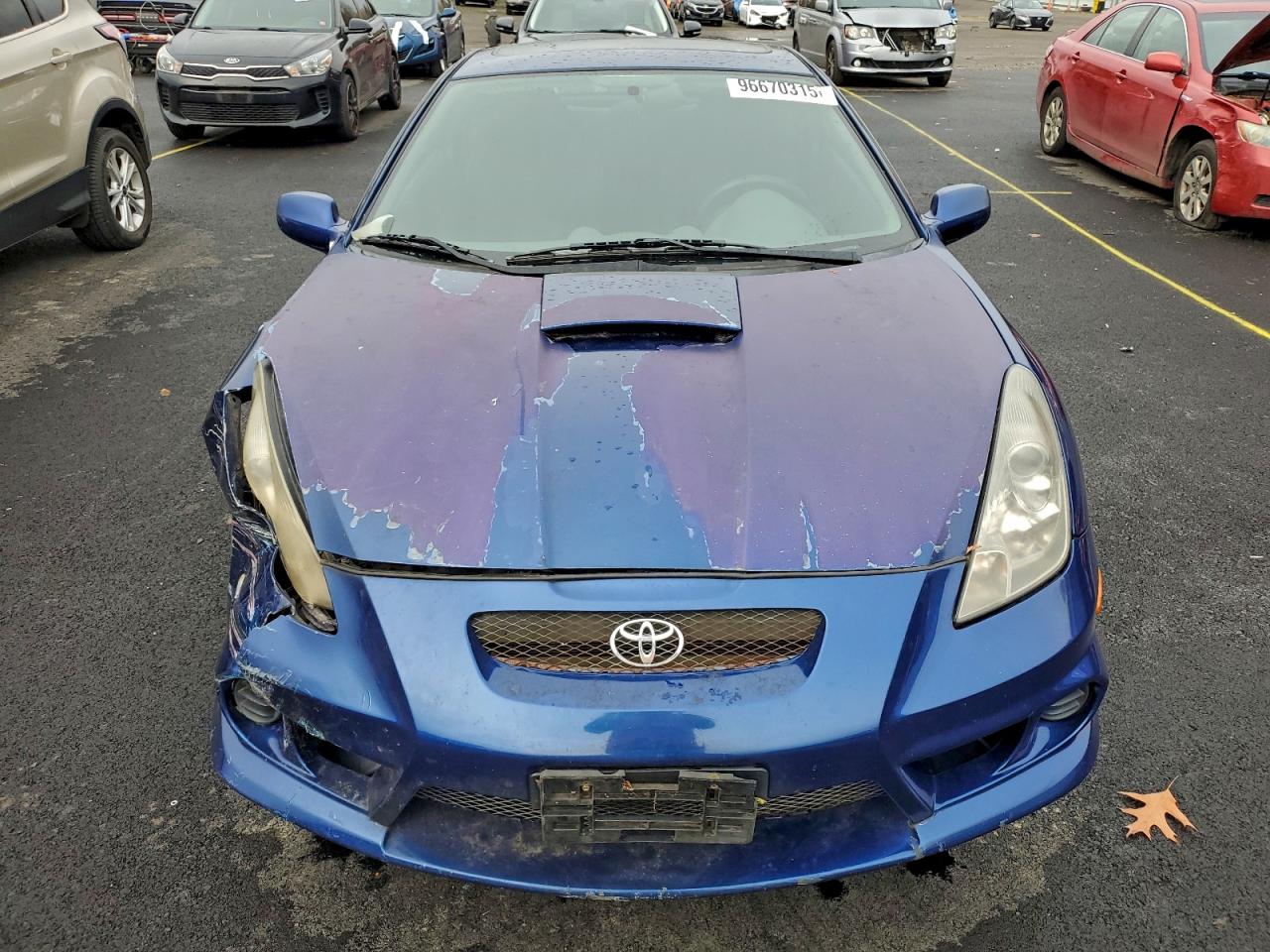 2002 Toyota Celica Gt Blue vin: JTDDR32T820126738
