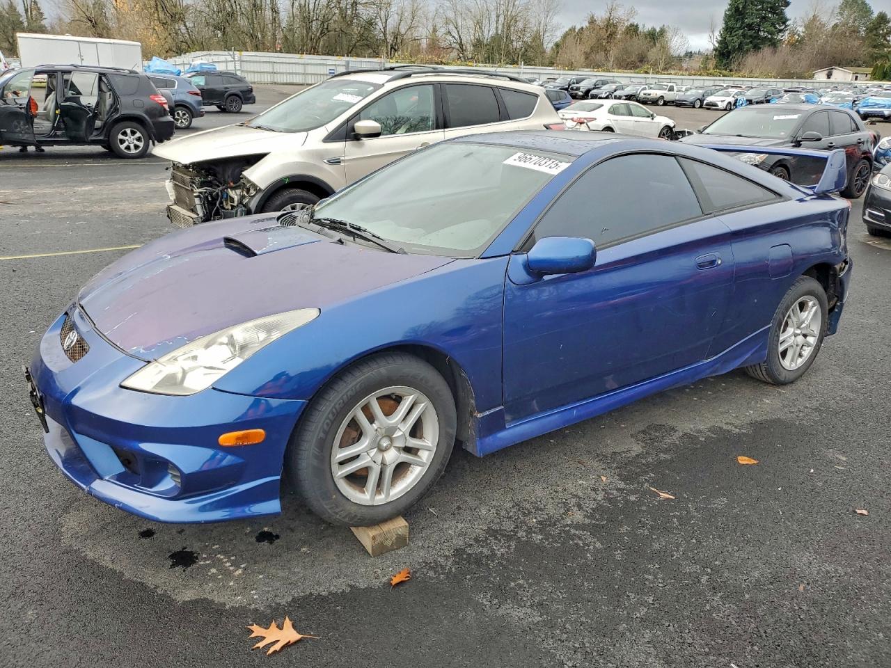 2002 Toyota Celica Gt Blue vin: JTDDR32T820126738