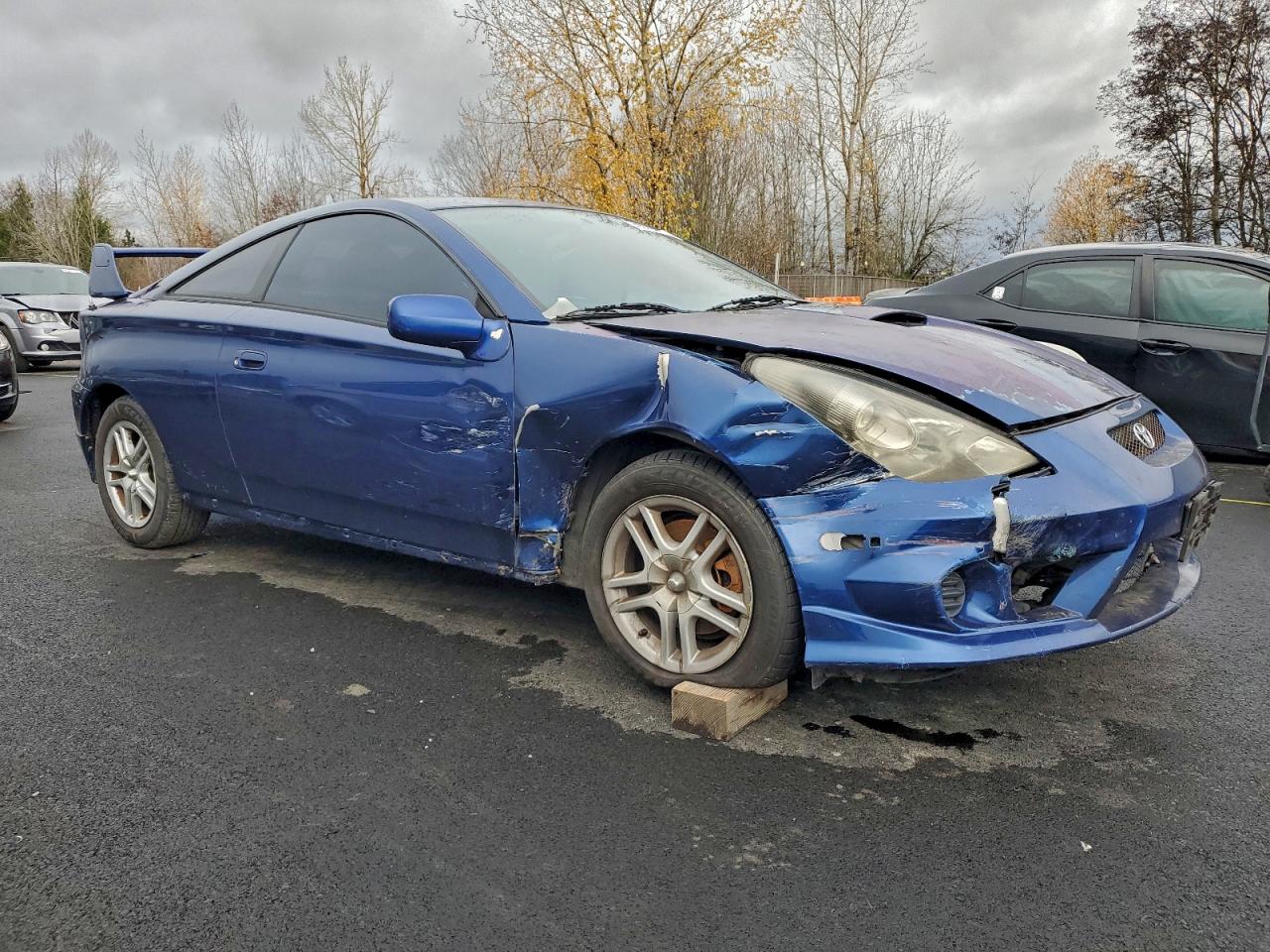 2002 Toyota Celica Gt Blue vin: JTDDR32T820126738