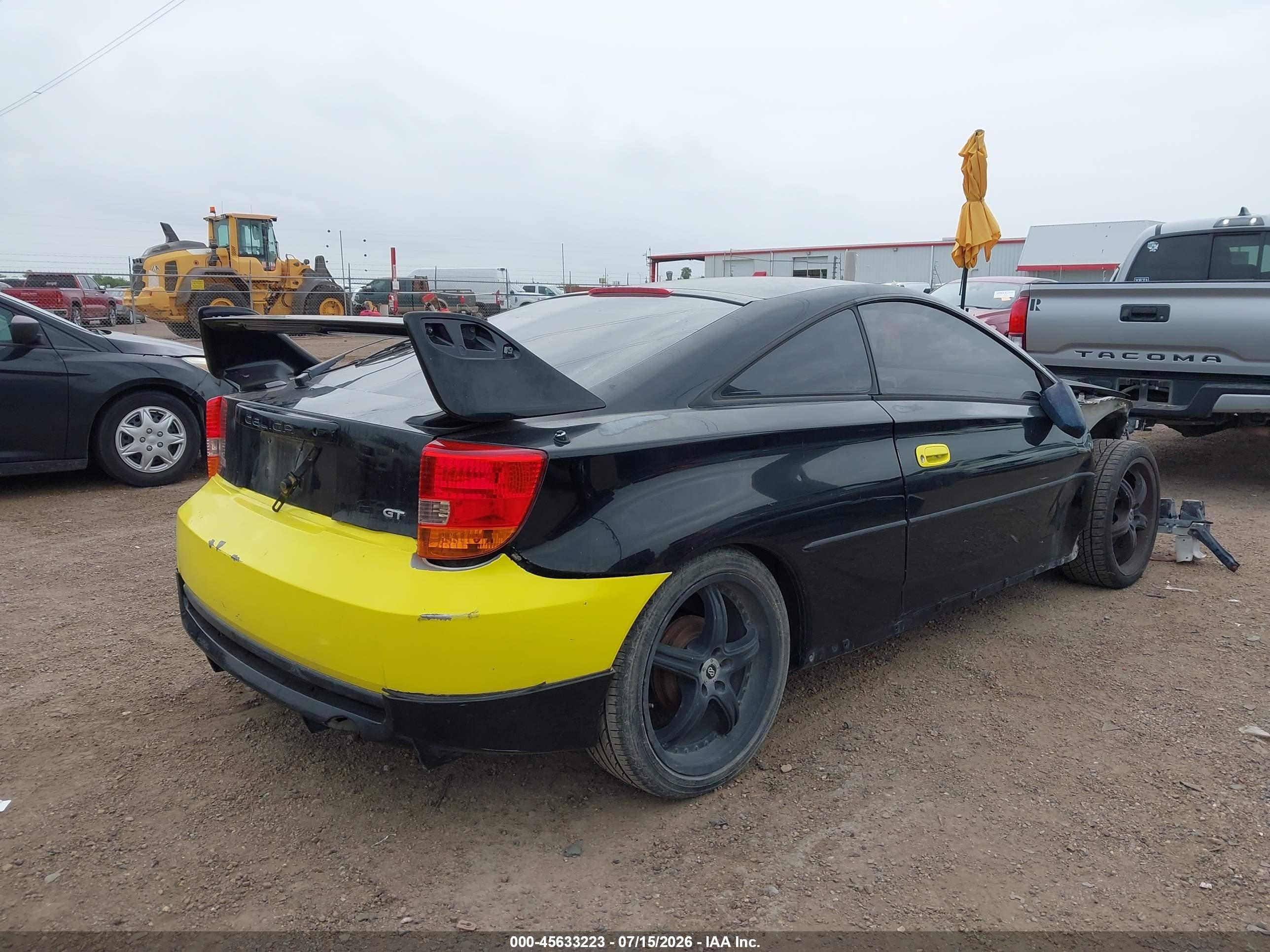 2002 Toyota Celica Gt Black vin: JTDDR32T820137979