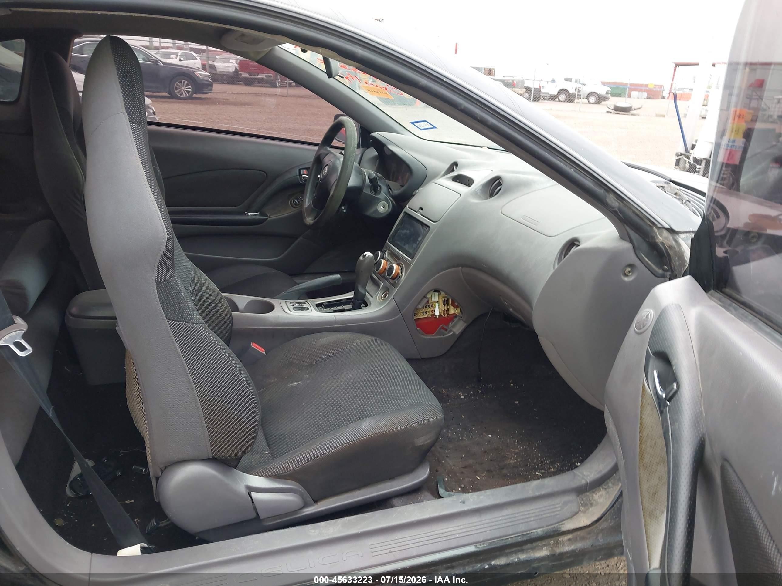 2002 Toyota Celica Gt Black vin: JTDDR32T820137979