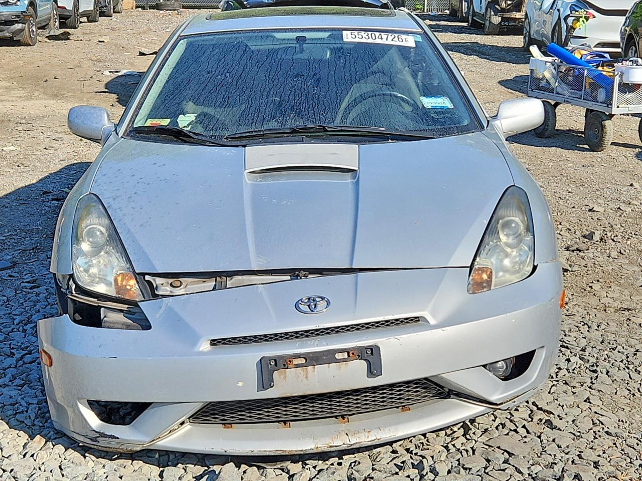 2003 Toyota Celica Gt Silver vin: JTDDR32T830163497