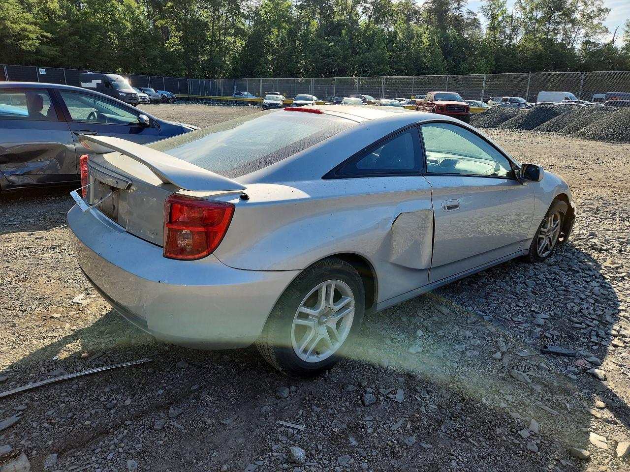 2003 Toyota Celica Gt Silver vin: JTDDR32T830163497