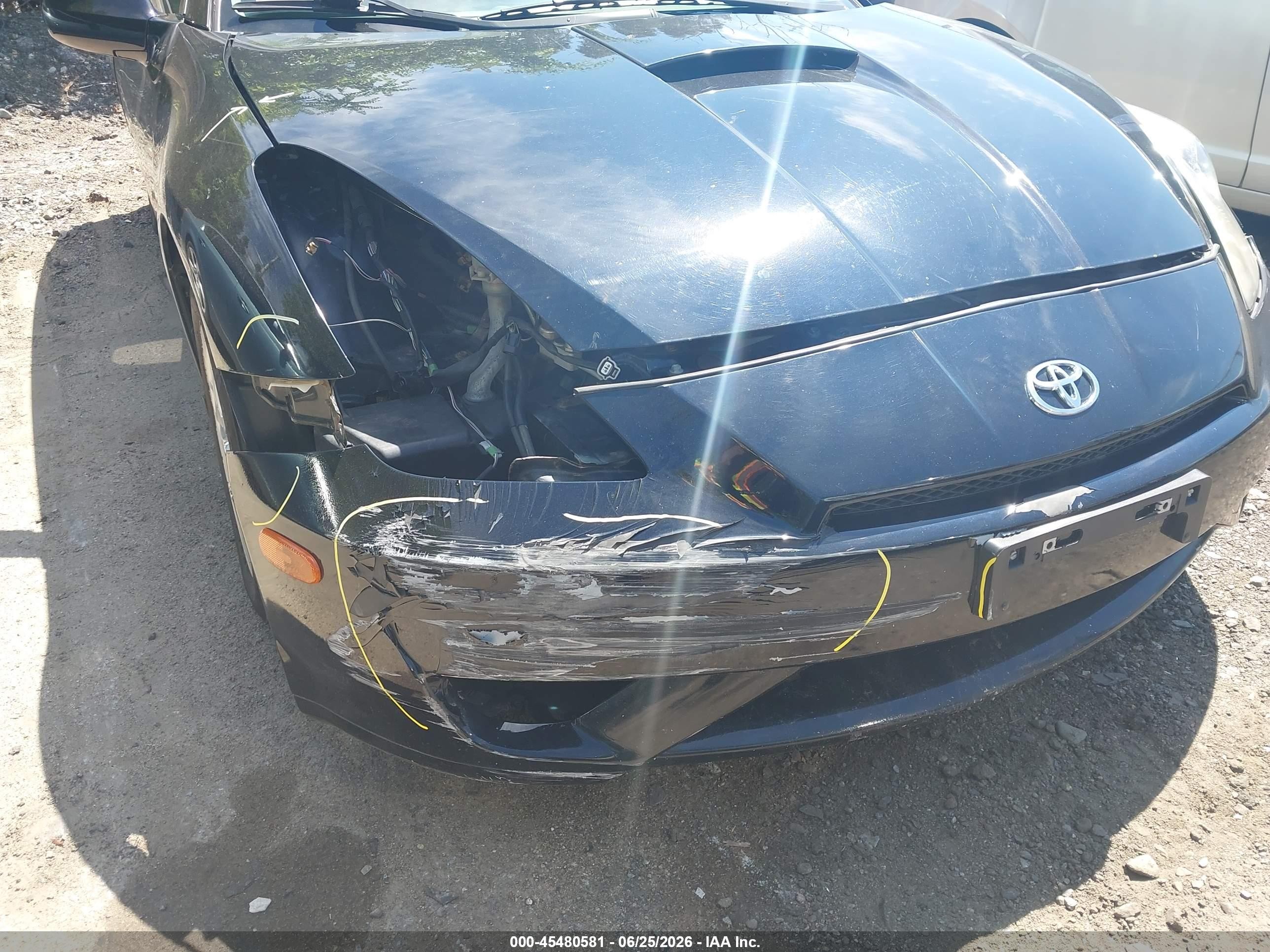 2004 Toyota Celica Gt Black vin: JTDDR32T840169494