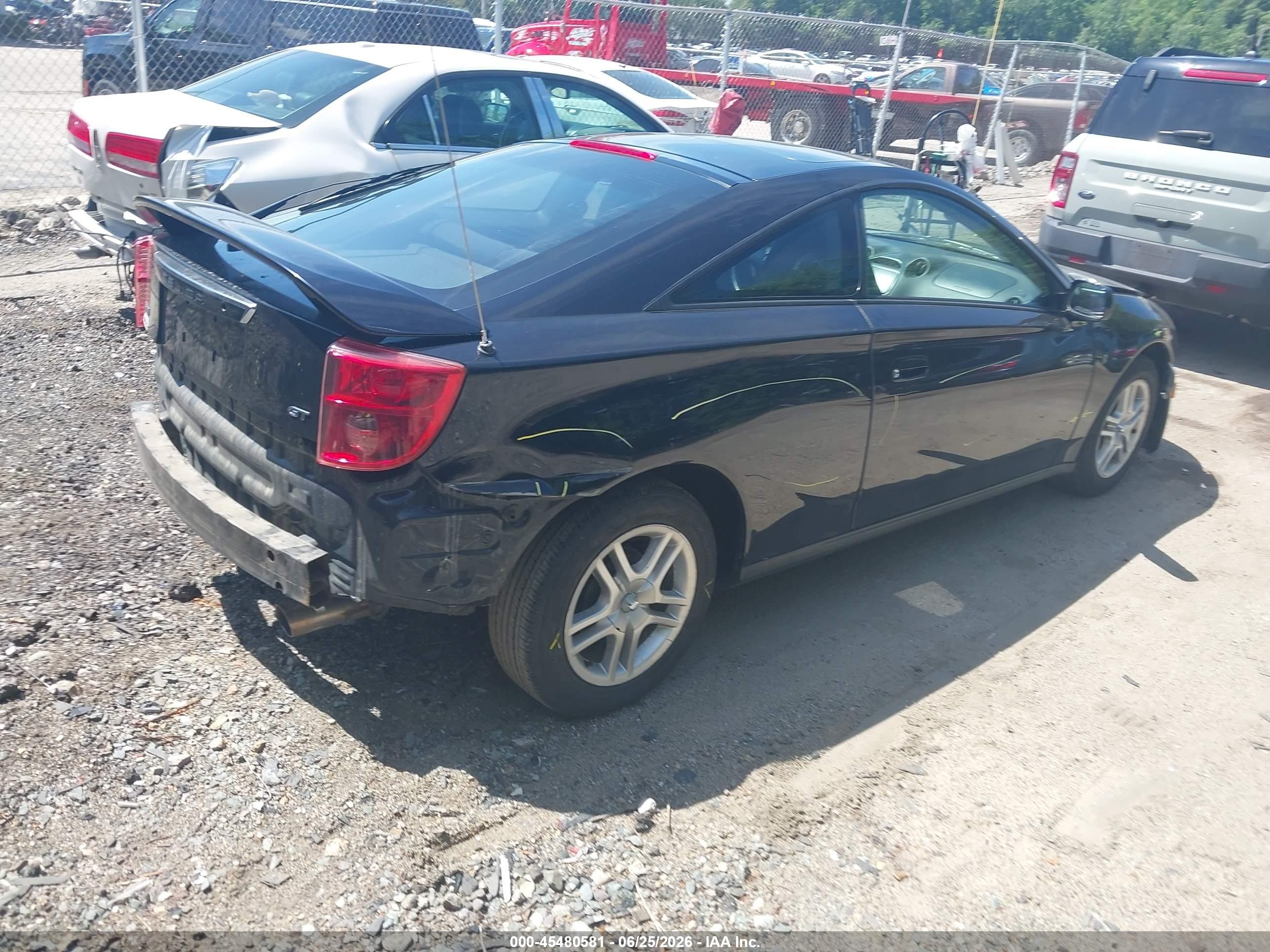 2004 Toyota Celica Gt Black vin: JTDDR32T840169494