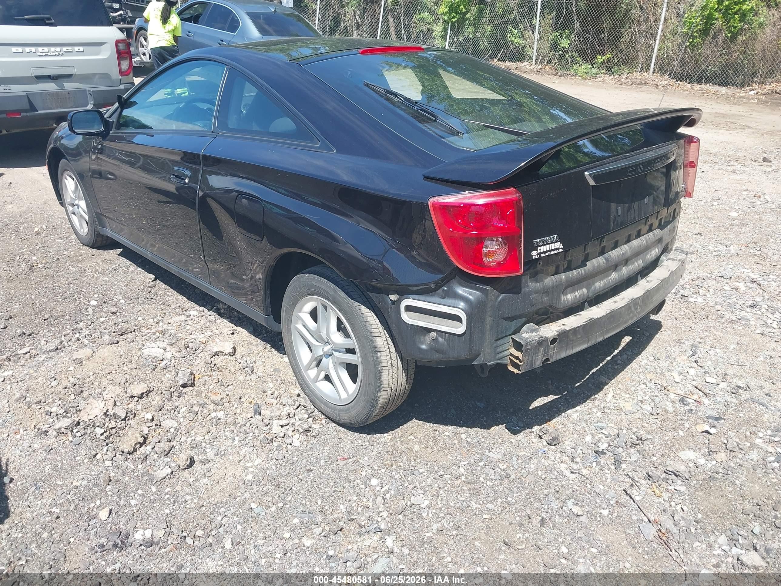 2004 Toyota Celica Gt Black vin: JTDDR32T840169494