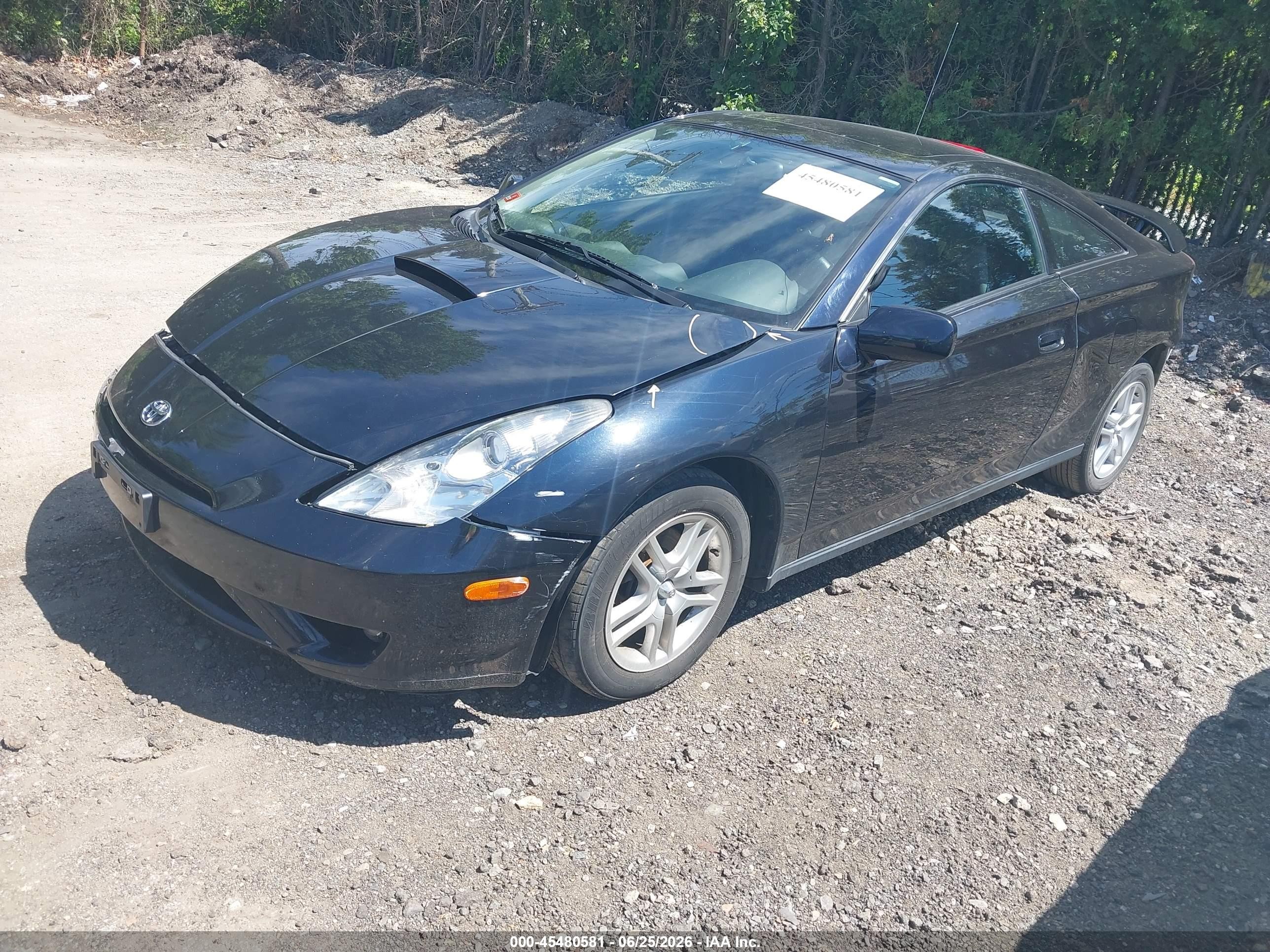 2004 Toyota Celica Gt Black vin: JTDDR32T840169494