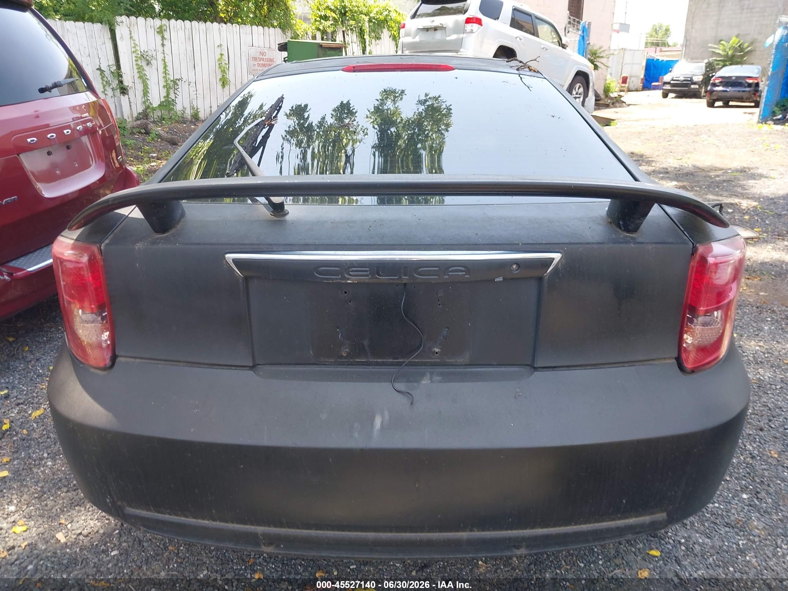 2003 Toyota Celica Gt Black vin: JTDDR32T930143372