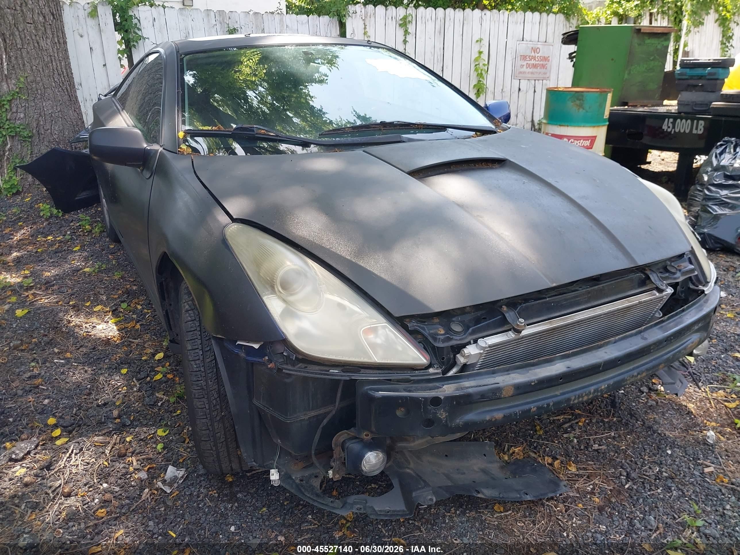 2003 Toyota Celica Gt Black vin: JTDDR32T930143372
