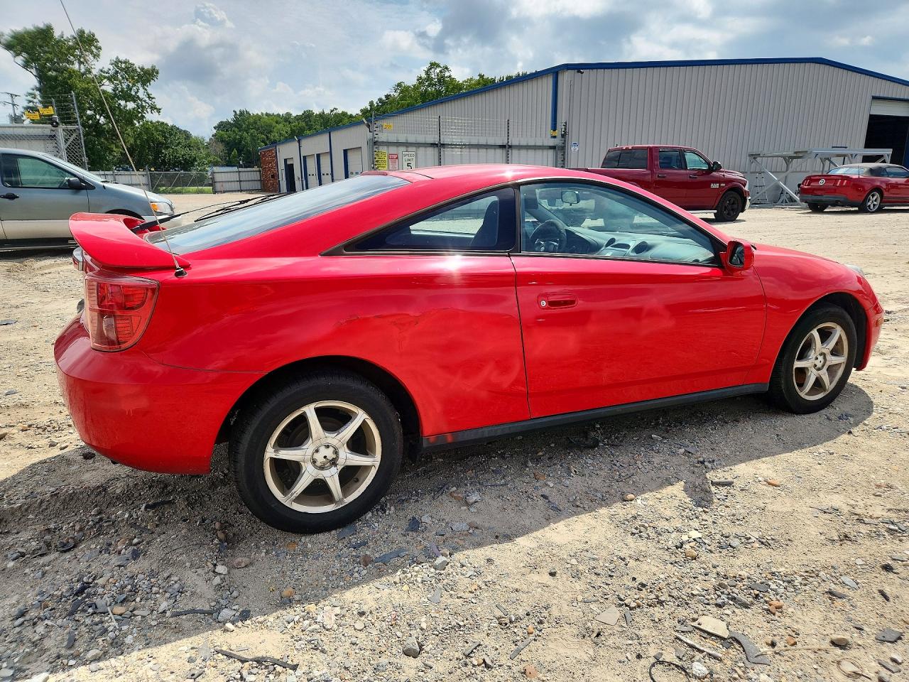 2004 Toyota Celica Gt Red vin: JTDDR32T940174025