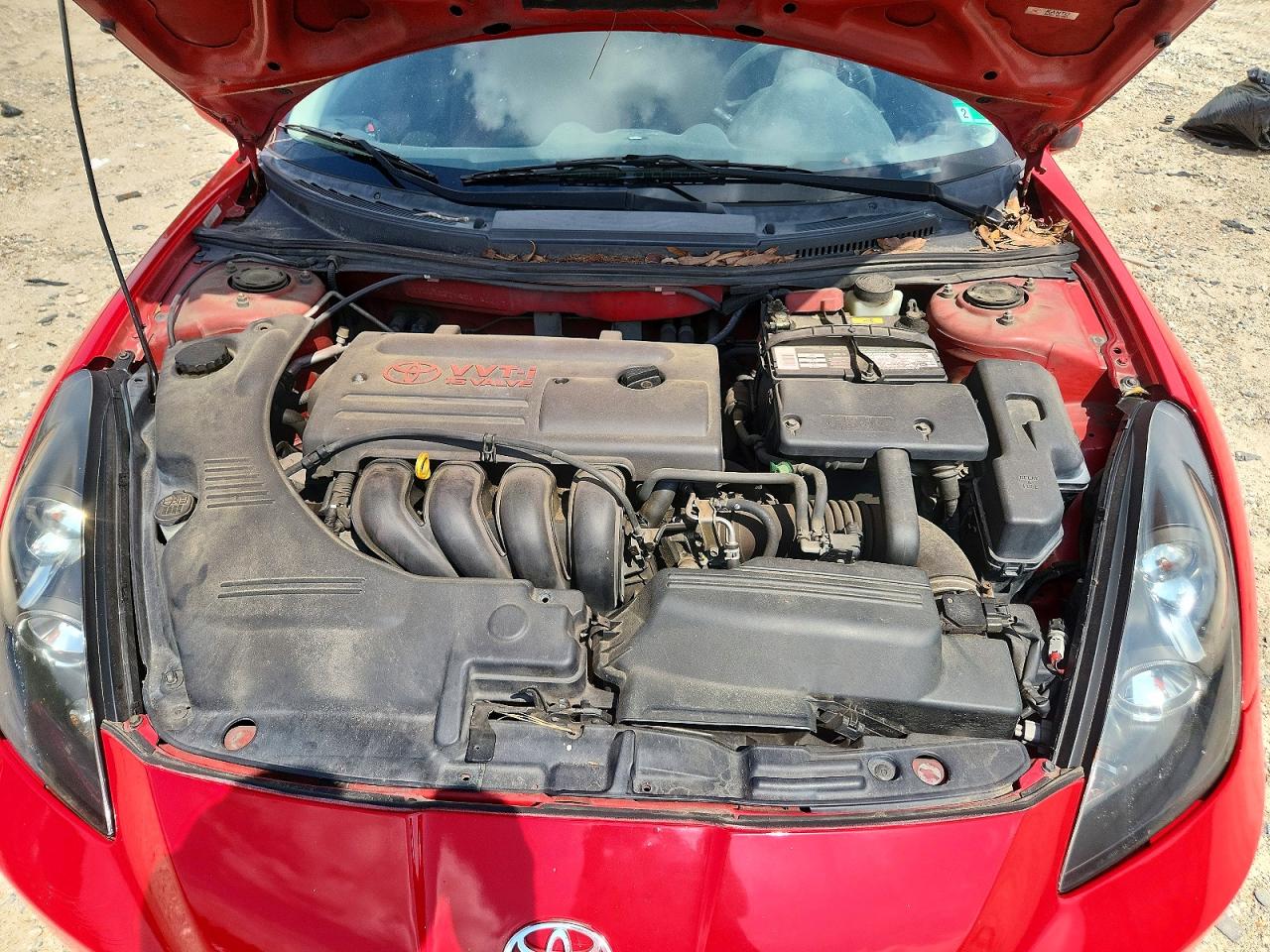 2004 Toyota Celica Gt Red vin: JTDDR32T940174025