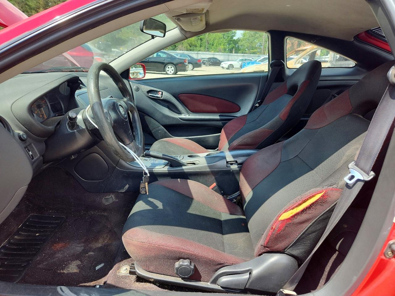 2004 Toyota Celica Gt Red vin: JTDDR32T940174025