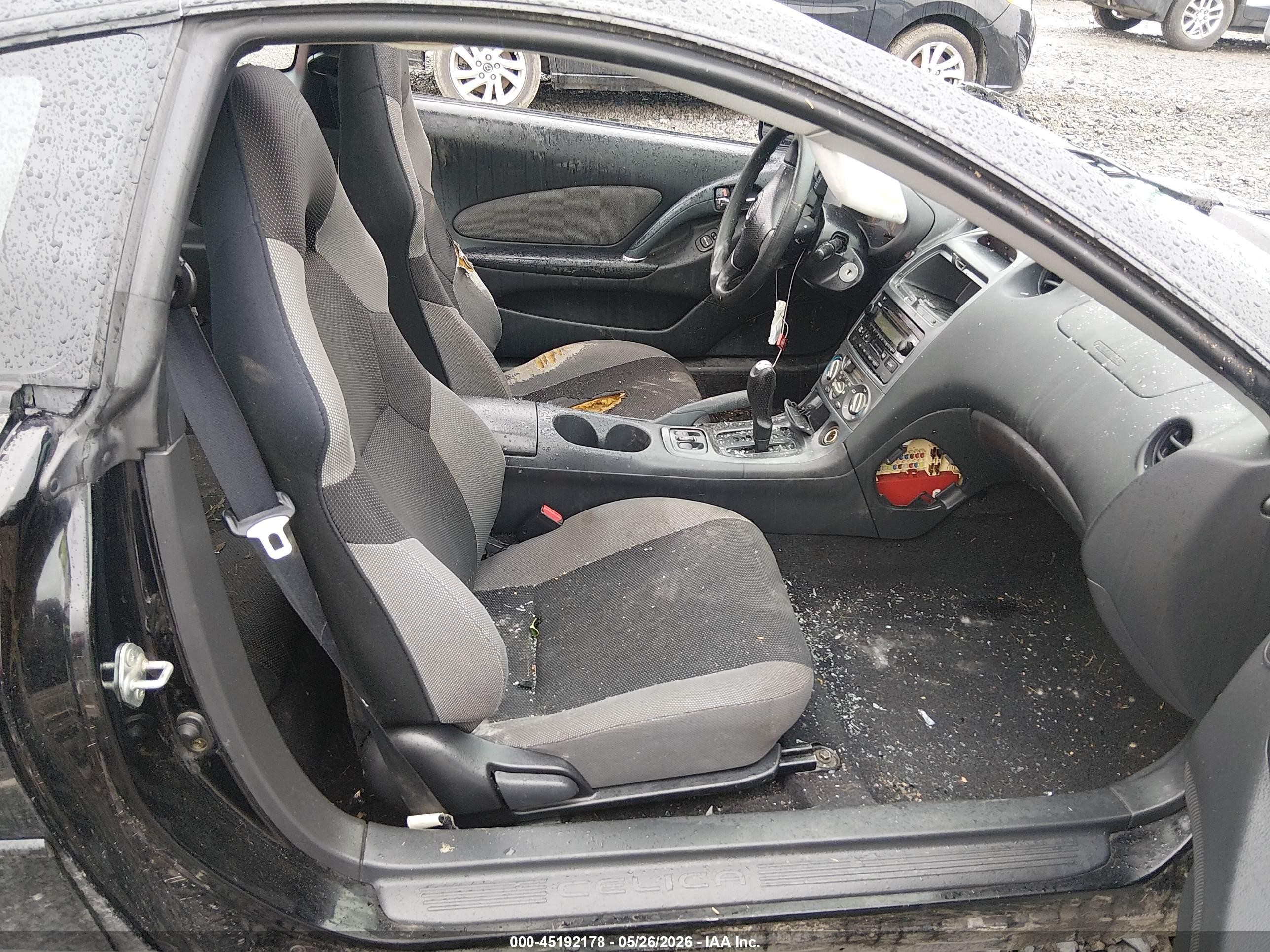 2004 Toyota Celica Gt Black vin: JTDDR32T940179015