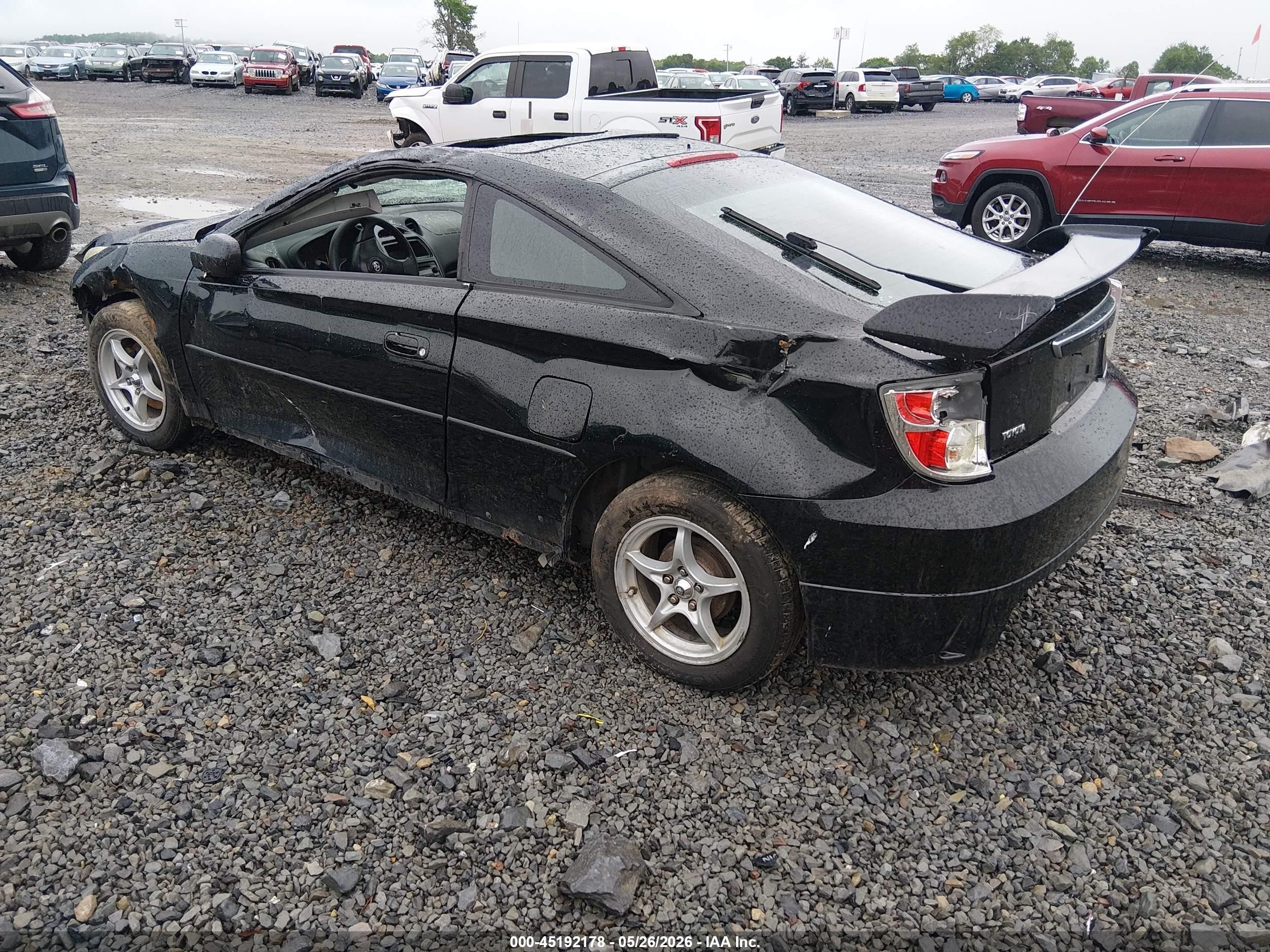 2004 Toyota Celica Gt Black vin: JTDDR32T940179015