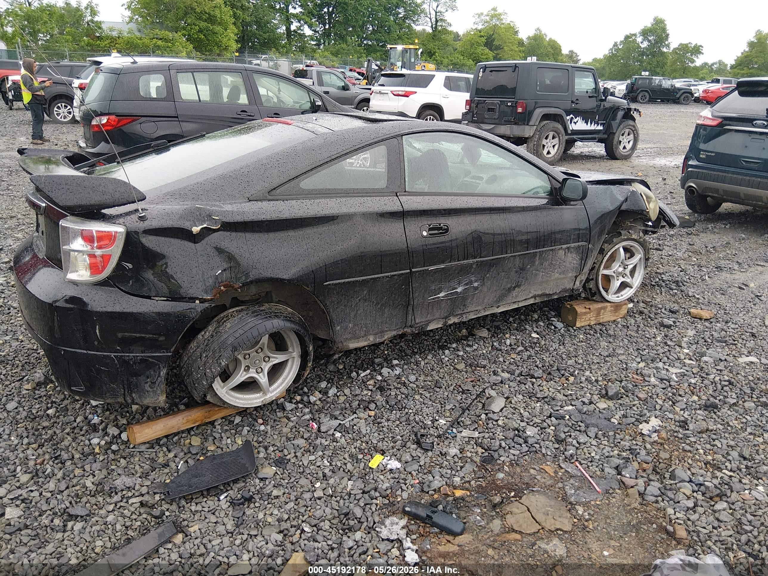 2004 Toyota Celica Gt Black vin: JTDDR32T940179015