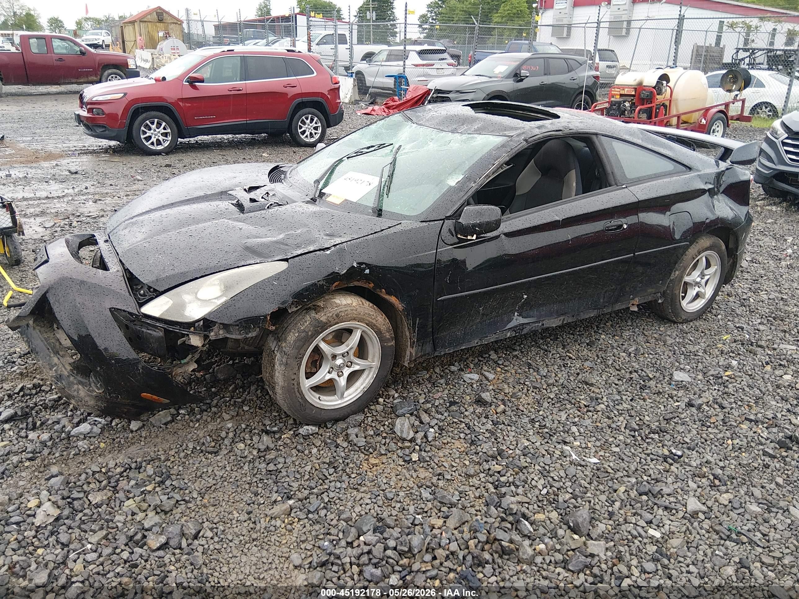 2004 Toyota Celica Gt Black vin: JTDDR32T940179015