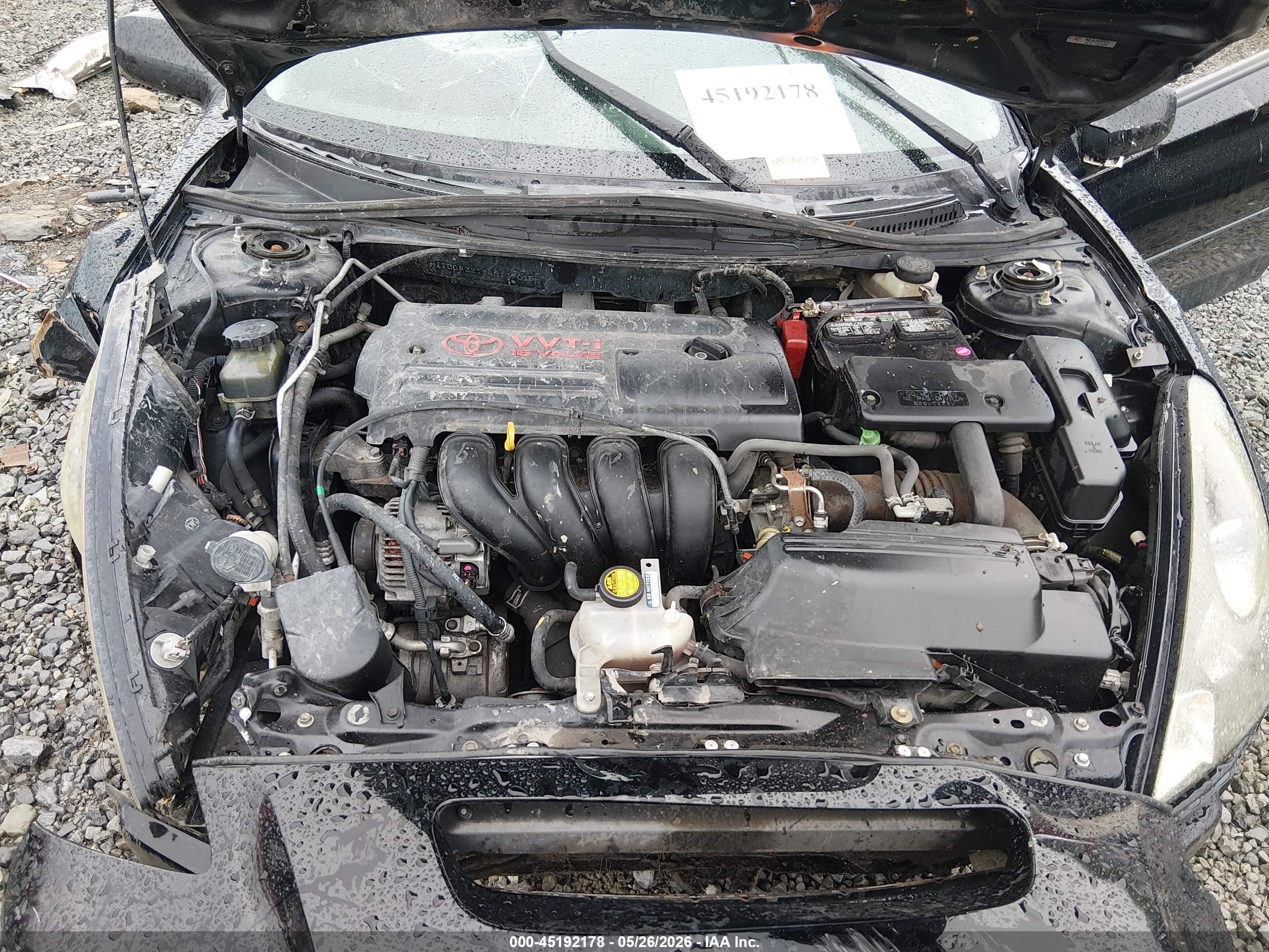 2004 Toyota Celica Gt Black vin: JTDDR32T940179015