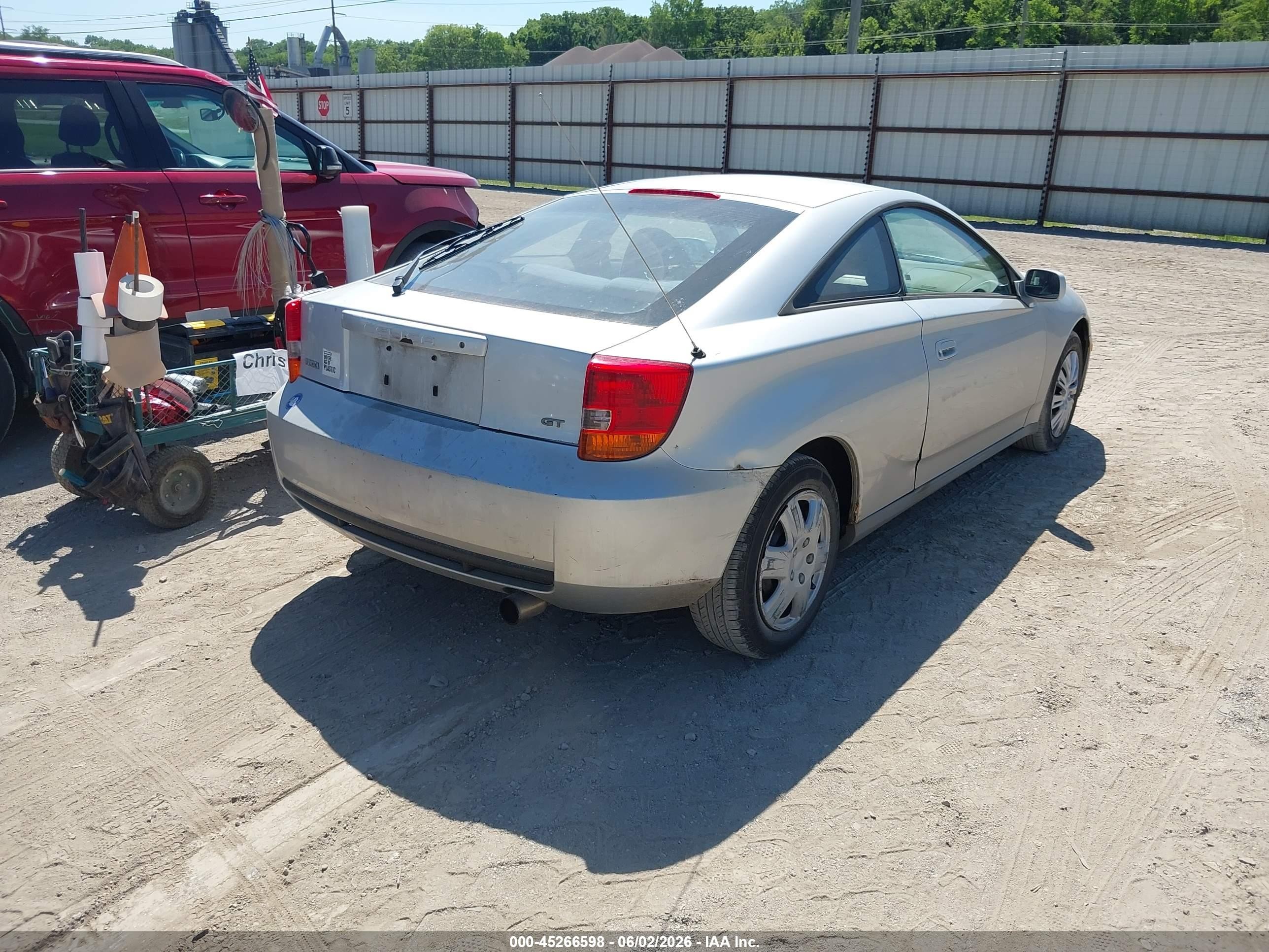 2001 Toyota Celica Gt Silver vin: JTDDR32TX10071241