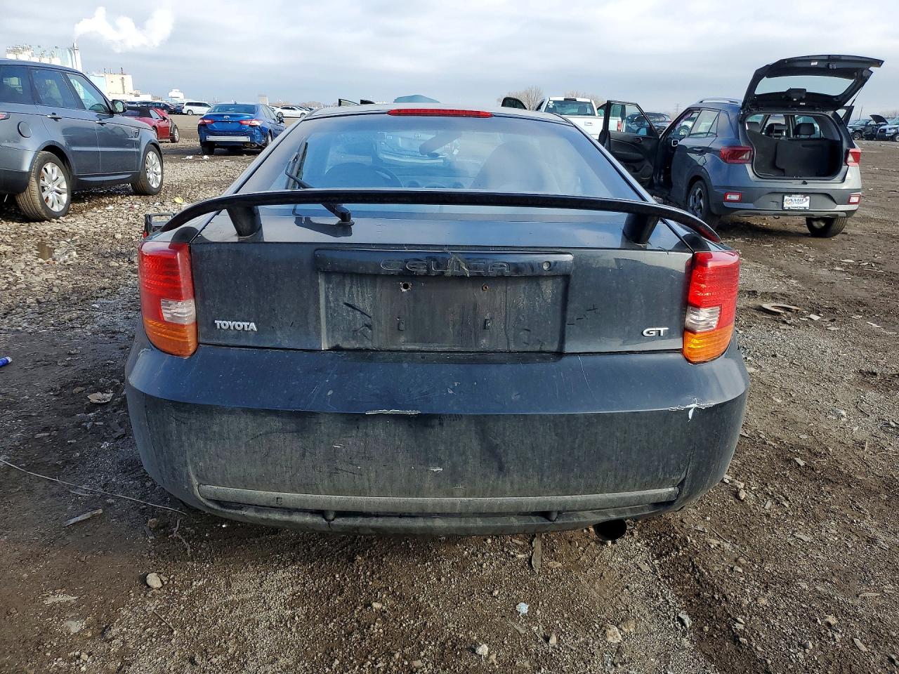 2001 Toyota Celica Gt Blue vin: JTDDR32TX10109485