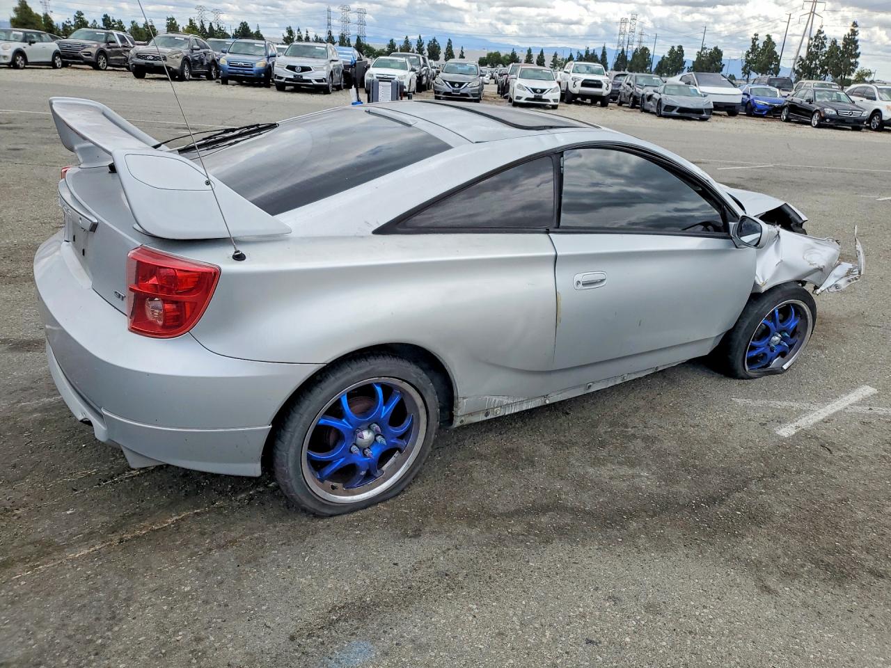 2003 Toyota Celica Gt Silver vin: JTDDR32TX30165106