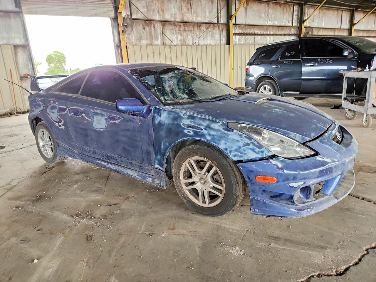 2004 Toyota Celica Gt Blue vin: JTDDR32TX40172770