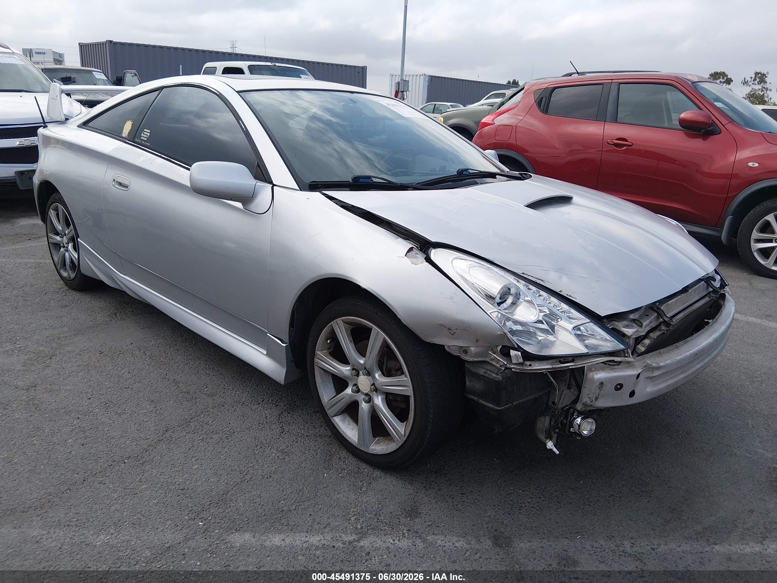 2000 Toyota Celica Gts Silver vin: JTDDY32T4Y0021660