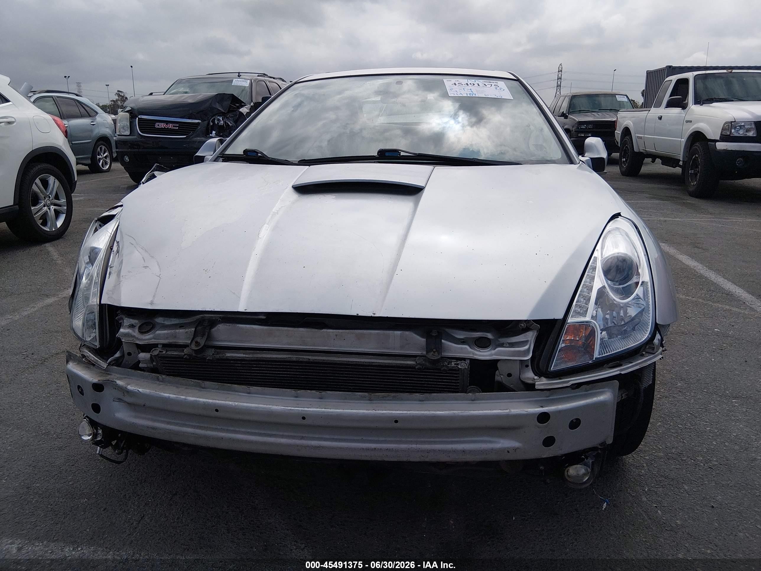 2000 Toyota Celica Gts Silver vin: JTDDY32T4Y0021660