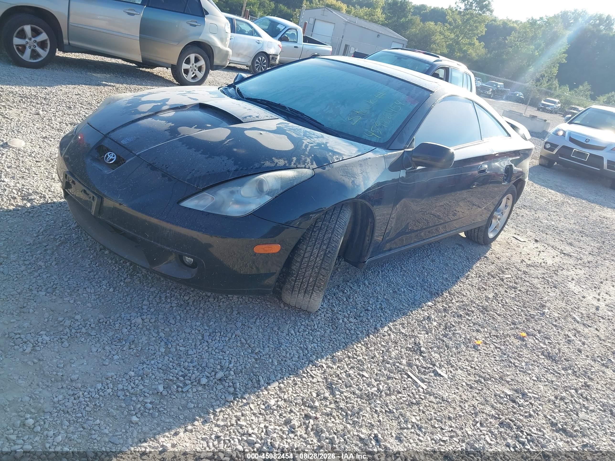 2001 Toyota Celica Gts Black vin: JTDDY32T510047450