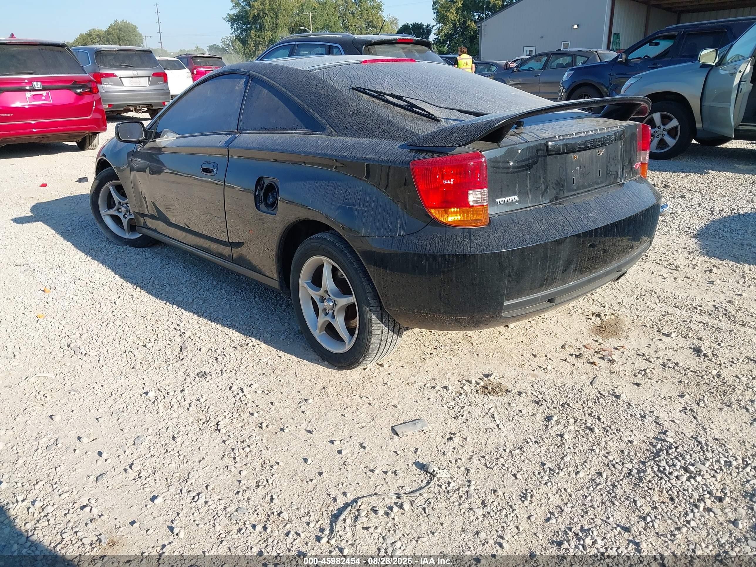 2001 Toyota Celica Gts Black vin: JTDDY32T510047450