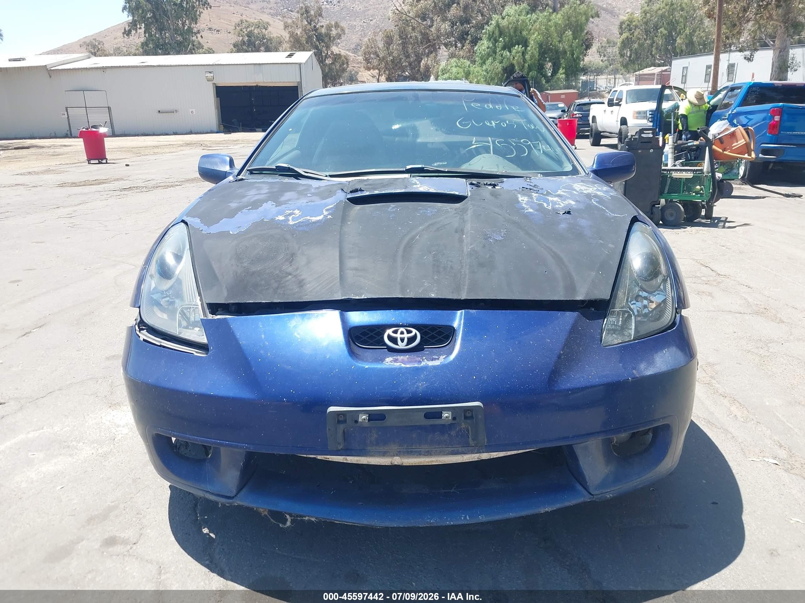 2000 Toyota Celica Gts Blue vin: JTDDY32T5Y0017360