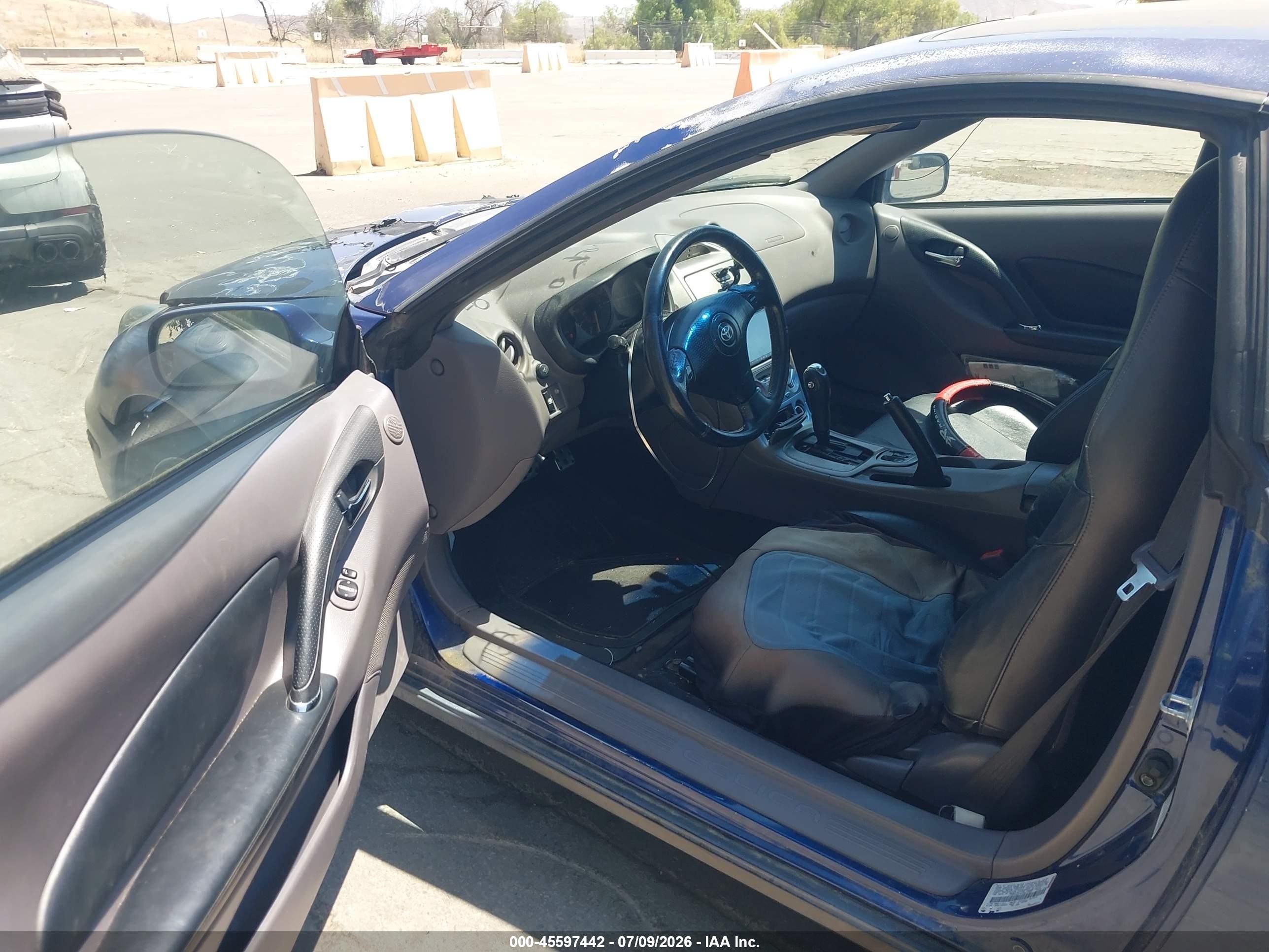 2000 Toyota Celica Gts Blue vin: JTDDY32T5Y0017360