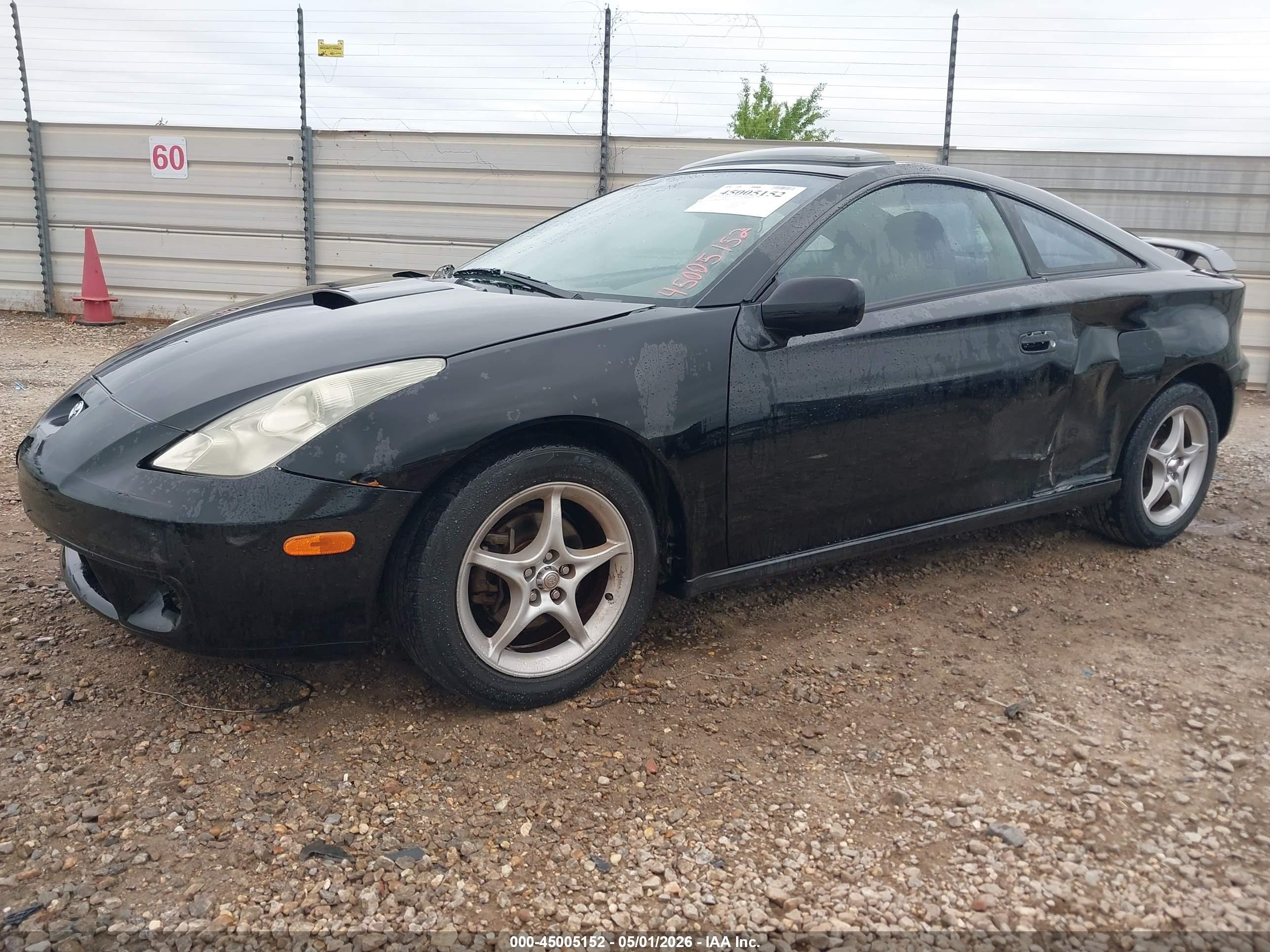 2000 Toyota Celica Gts Black vin: JTDDY32T6Y0027508