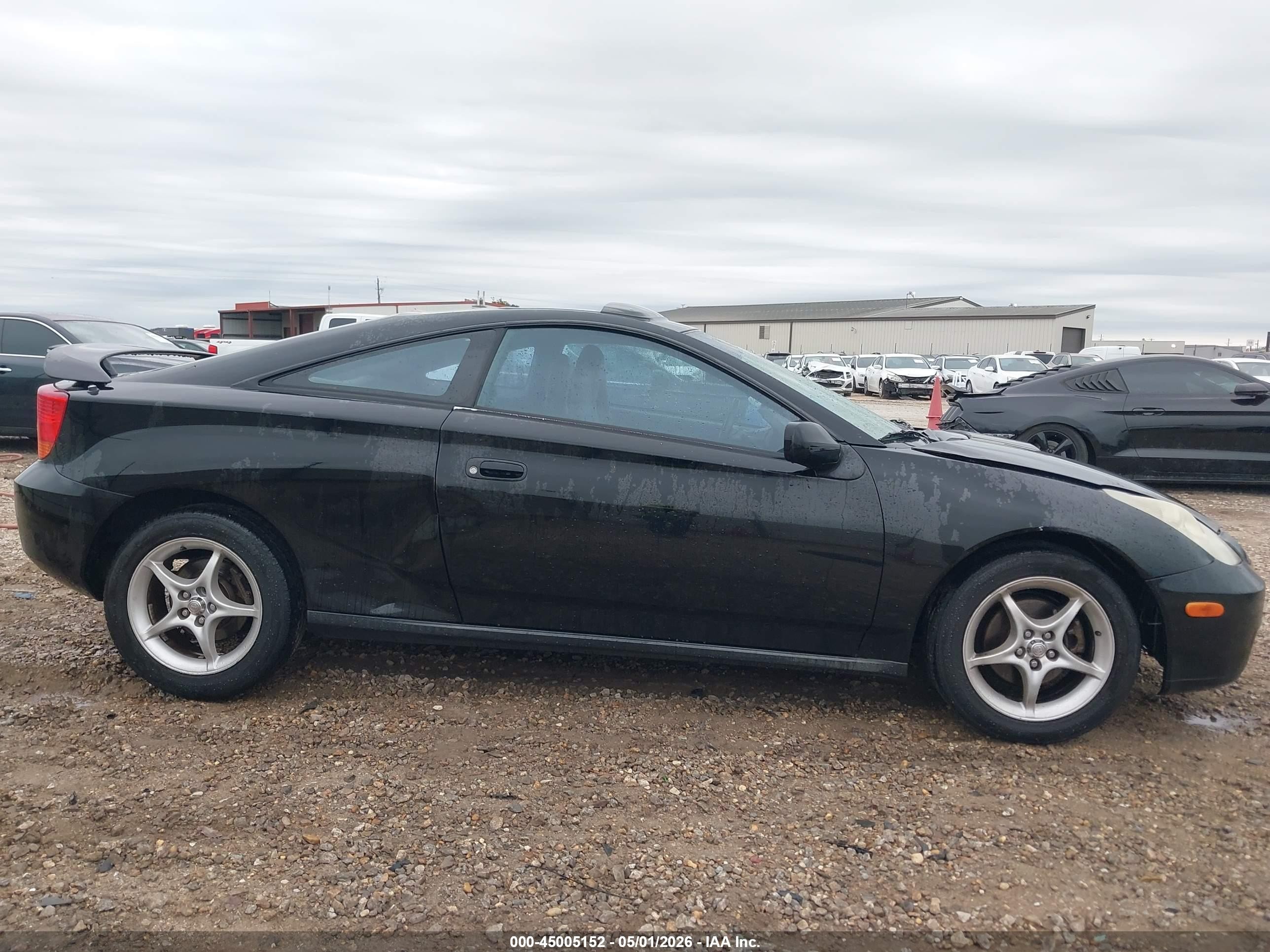 2000 Toyota Celica Gts Black vin: JTDDY32T6Y0027508