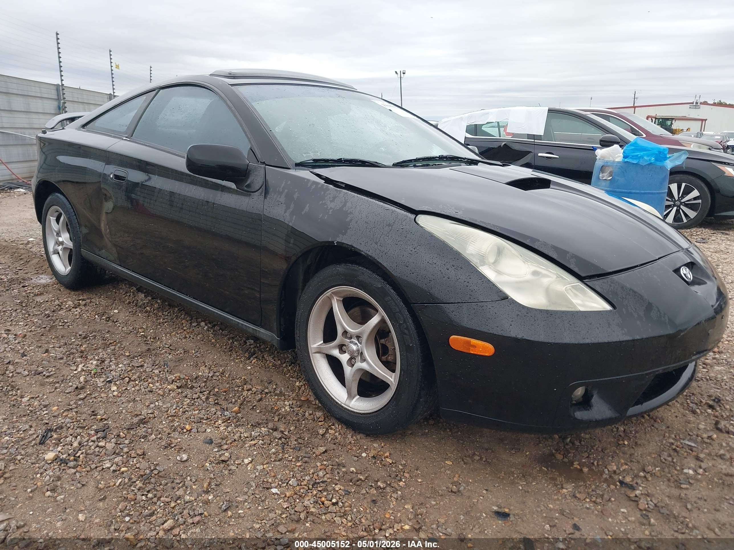 2000 Toyota Celica Gts Black vin: JTDDY32T6Y0027508