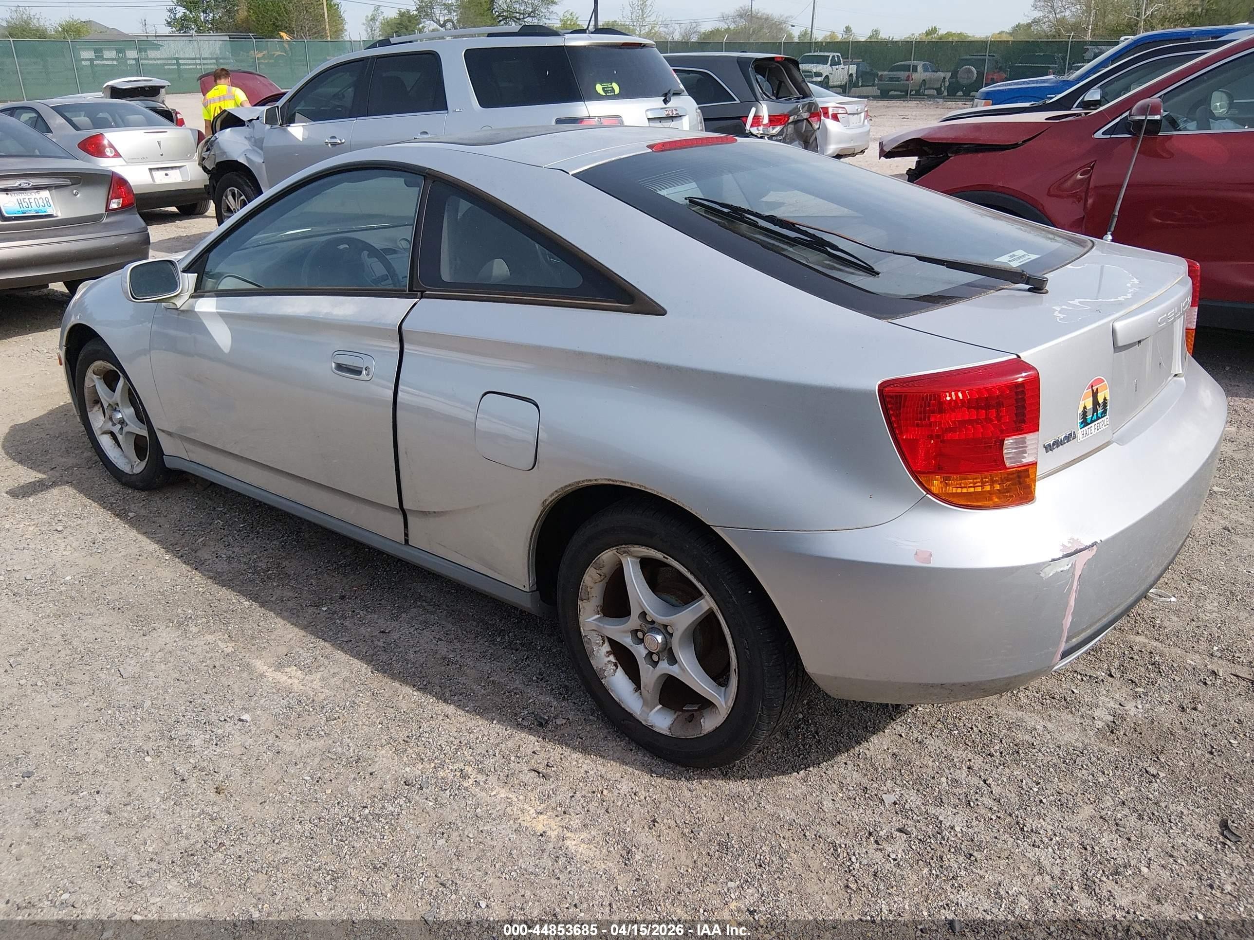 2000 Toyota Celica Gts Silver vin: JTDDY32T8Y0016719