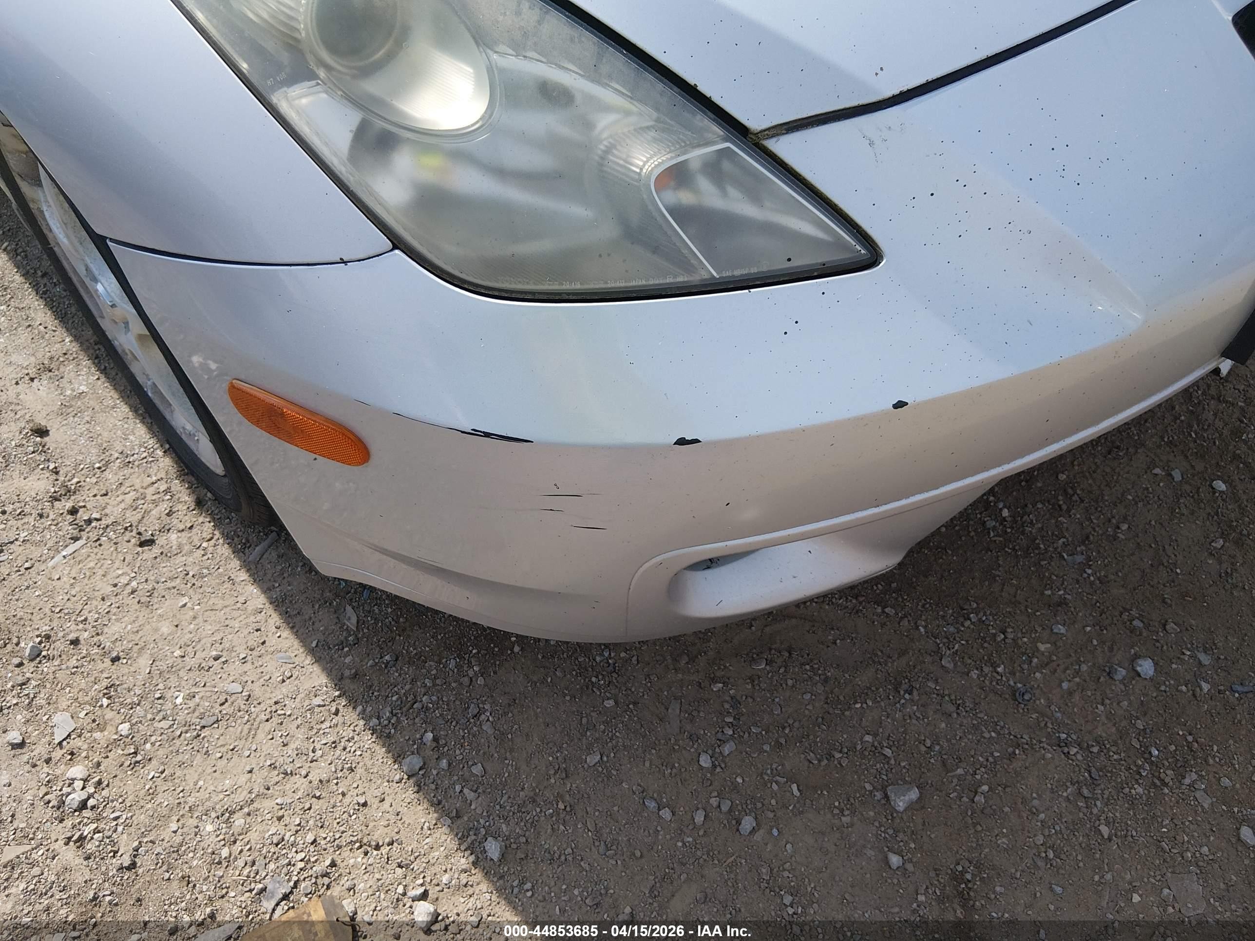 2000 Toyota Celica Gts Silver vin: JTDDY32T8Y0016719