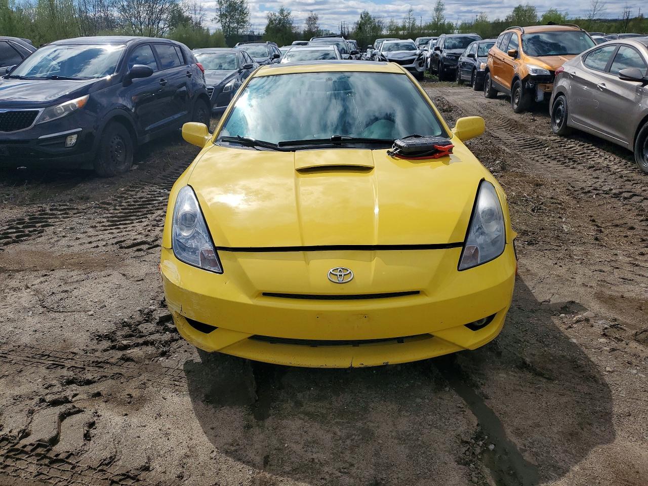 2004 Toyota Celica Gt-s Yellow vin: JTDDY38T040071747