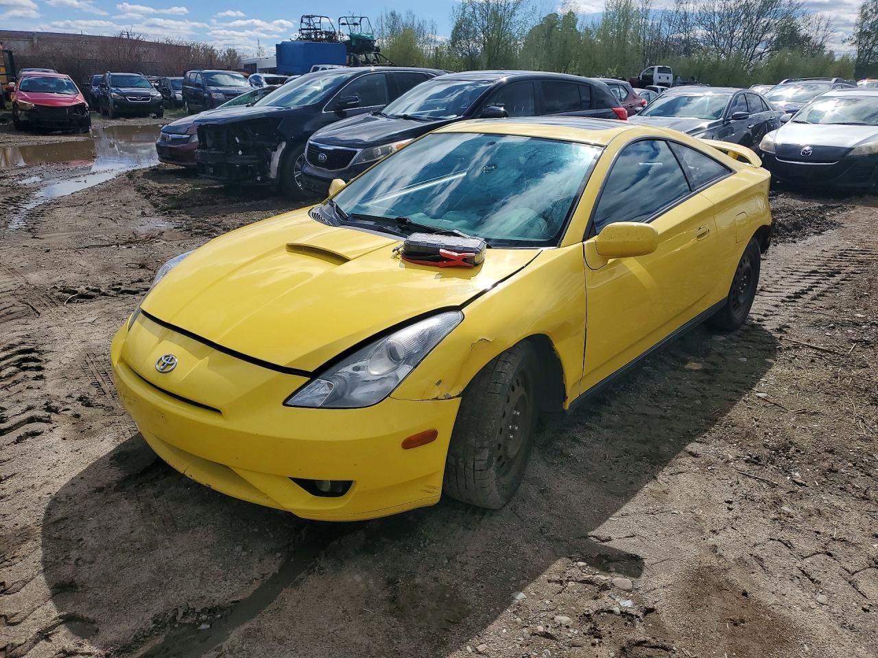 2004 Toyota Celica Gt-s Yellow vin: JTDDY38T040071747
