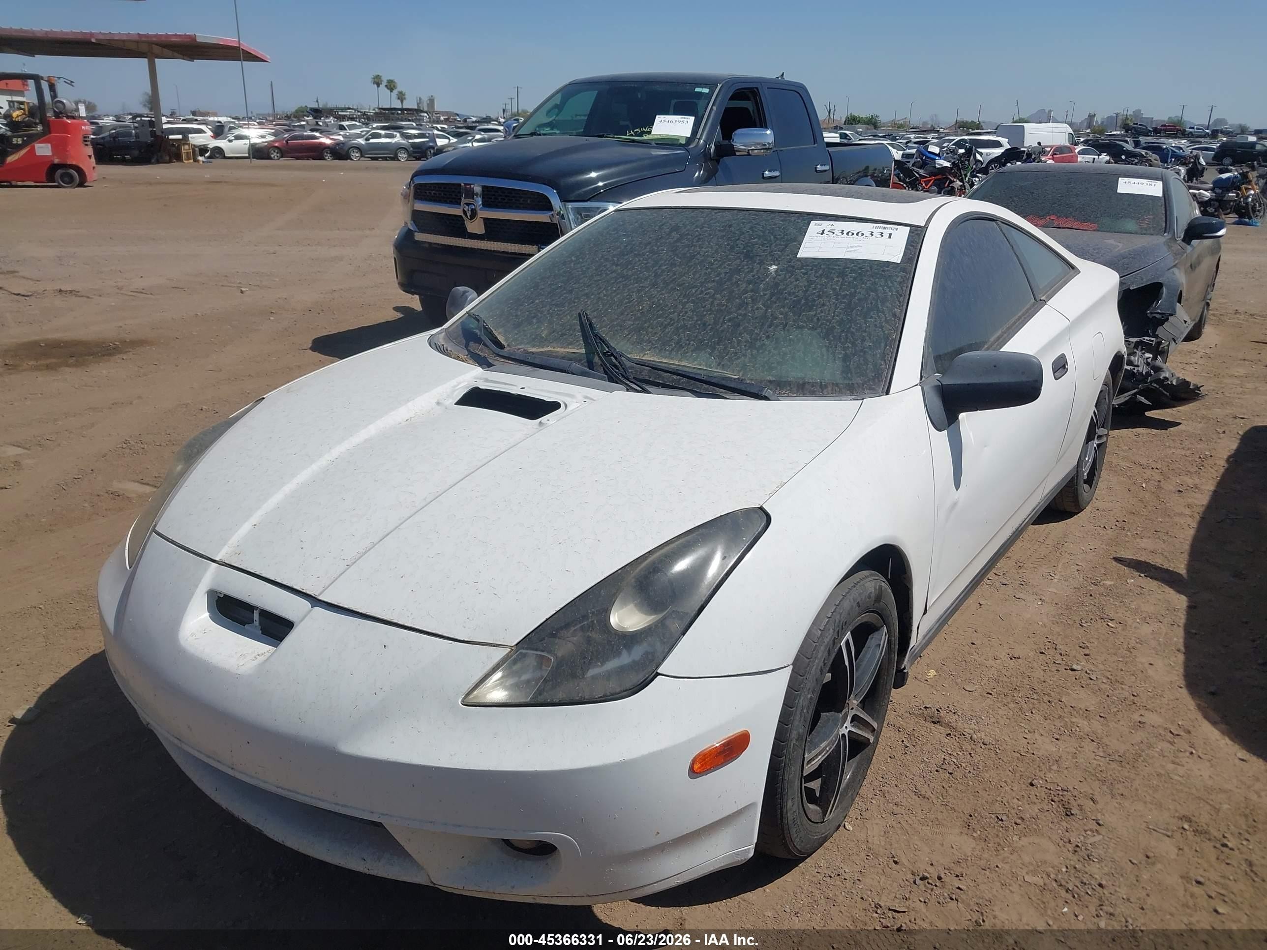2002 Toyota Celica Gts White vin: JTDDY38T320058066