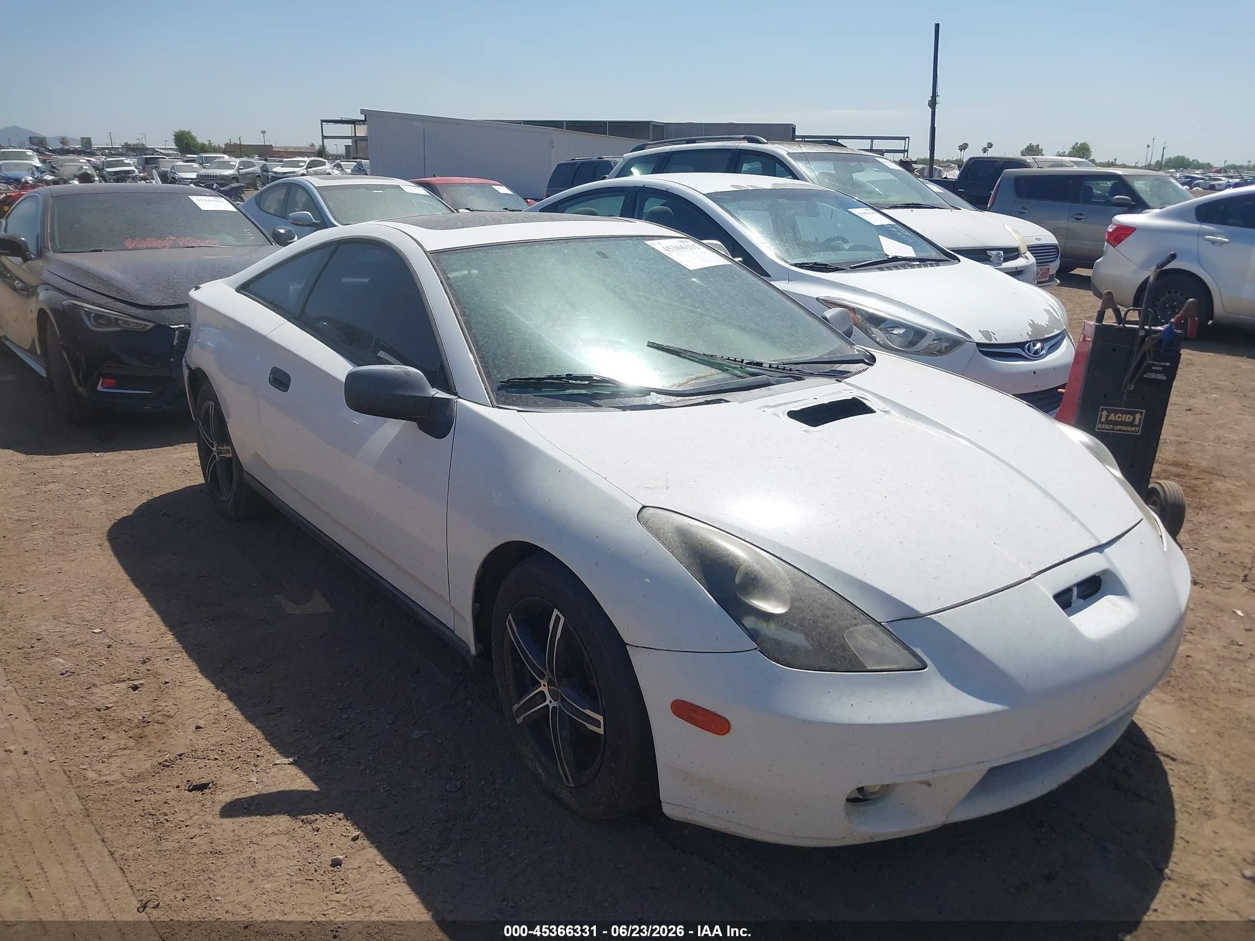 2002 Toyota Celica Gts White vin: JTDDY38T320058066