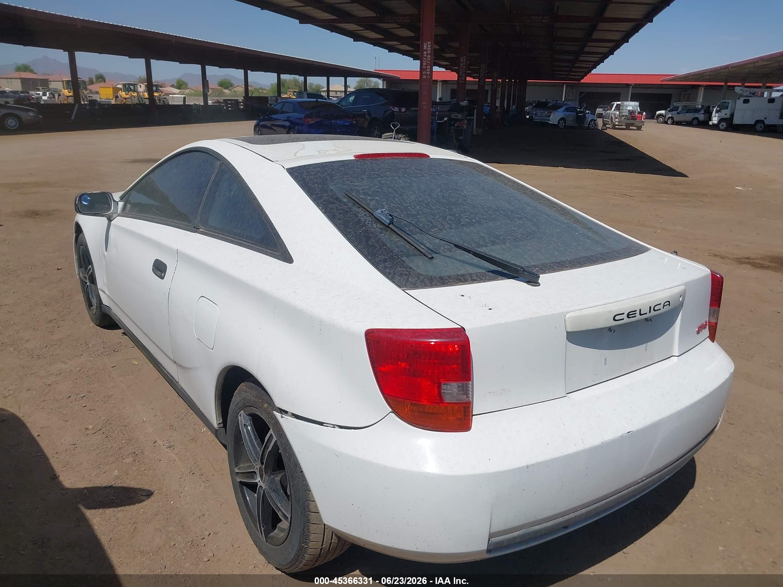 2002 Toyota Celica Gts White vin: JTDDY38T320058066